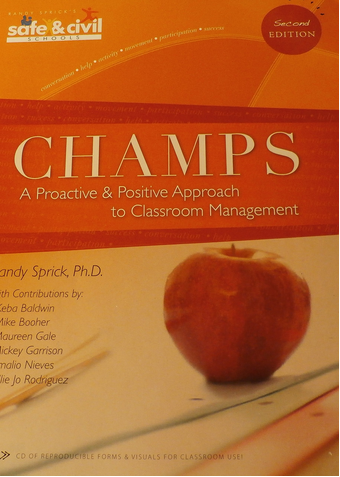CHAMPs Book