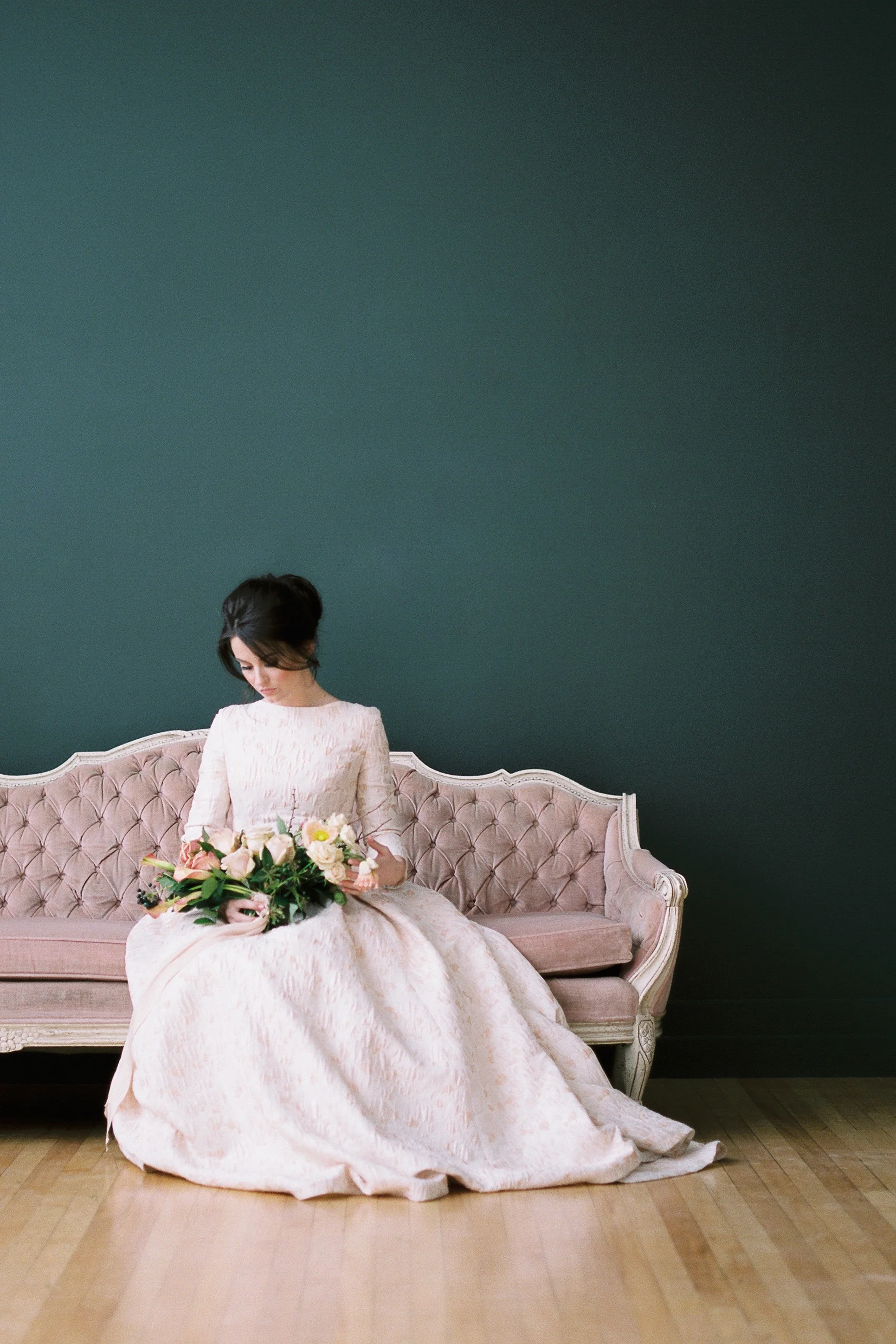 Magnolia Gown - Peach