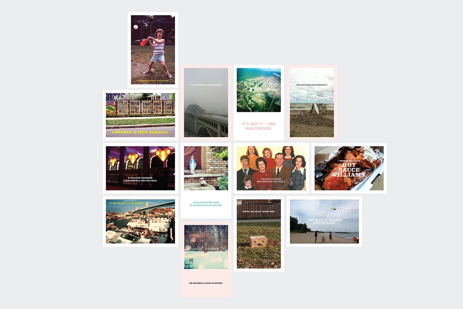 Agnes Studio Who We Are: Comedy, Tragedy, & Cleveland postcard