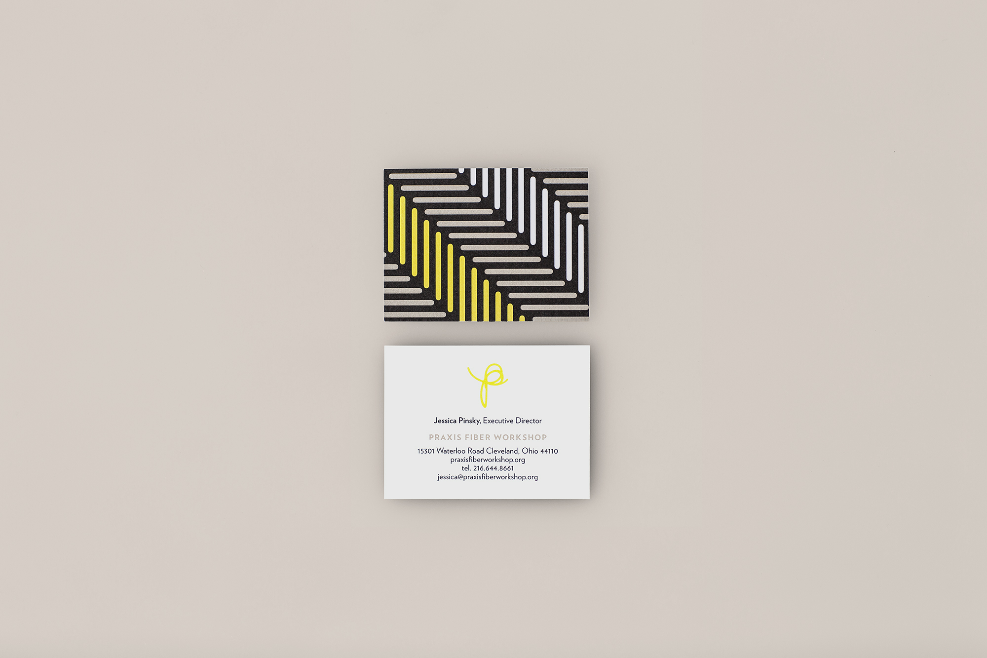 Agnes Studio Praxis Fiber Workshop business card