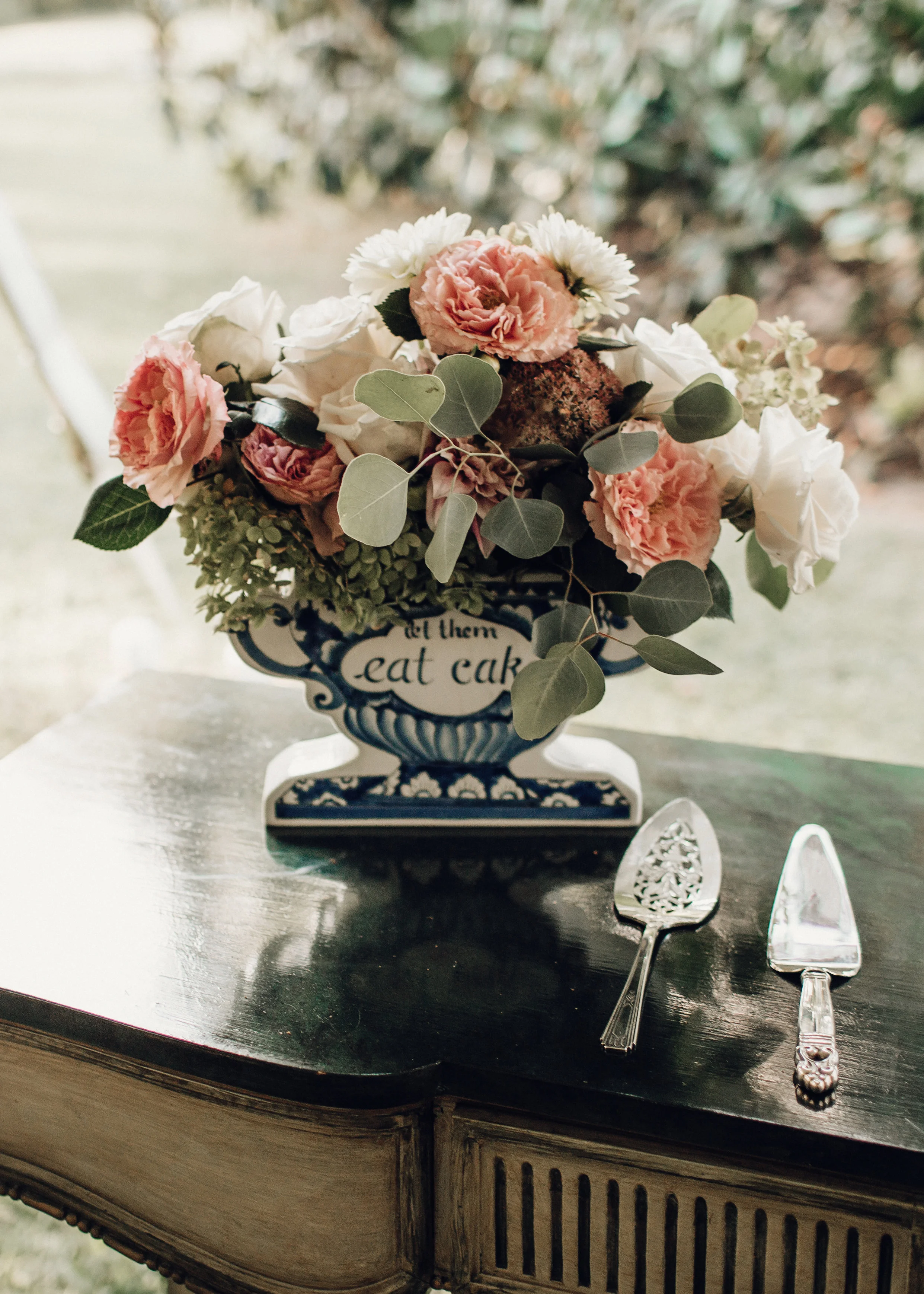 "Let Them Eat Cake" Vase