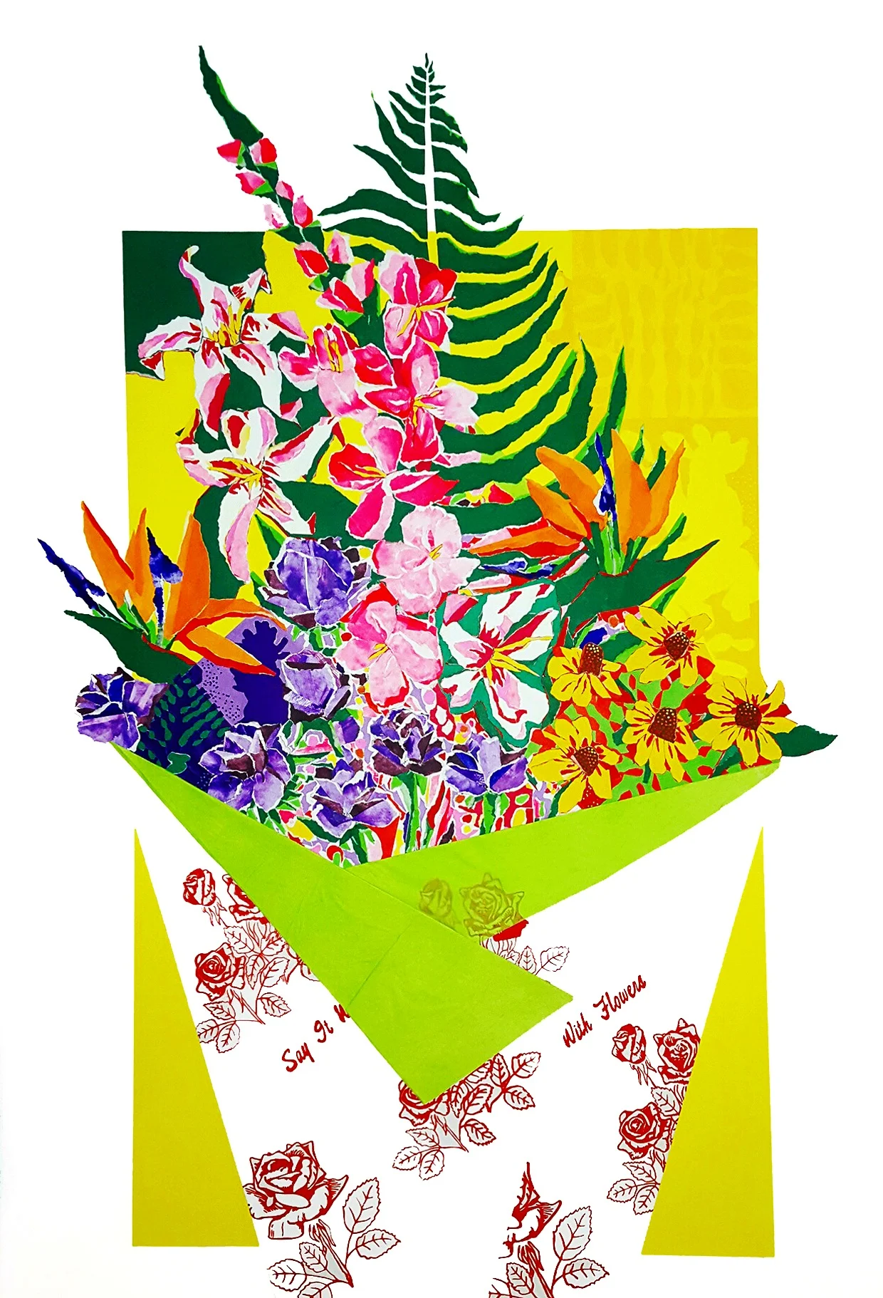 Flowers For Angela Merkel
