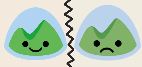 The standard Basecamp logo (left) and the play on the logo (right) used during the admirably transparent announcement of a software glitch.