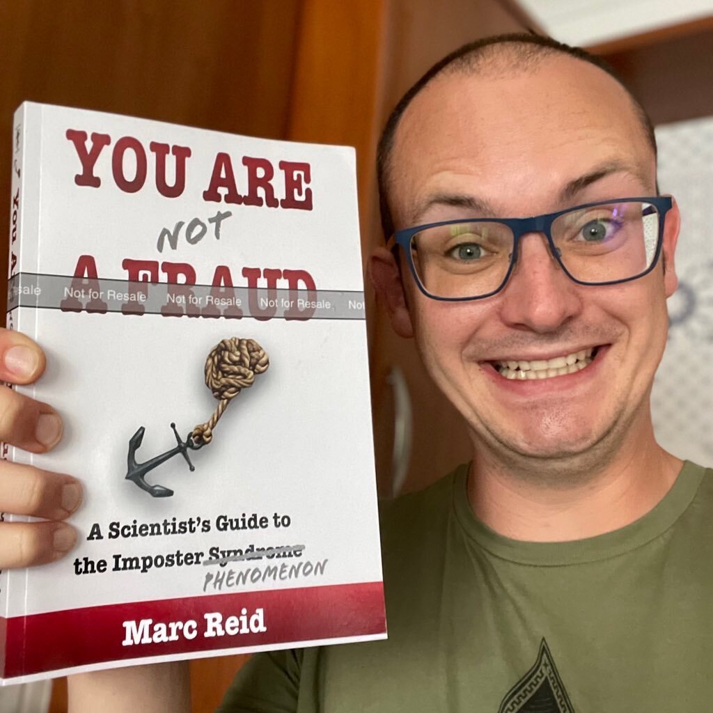 Reader&hellip;I am buzzing!

The Amazon version of the paperback is here, and final polishing now begins.

https://www.dr-marc-reid.com/book

__
#YouAreNotAFraud #ImposterSyndrome #ImposterPhenomenon #book
#bookstagram #amwriting #BookShelf #books #b