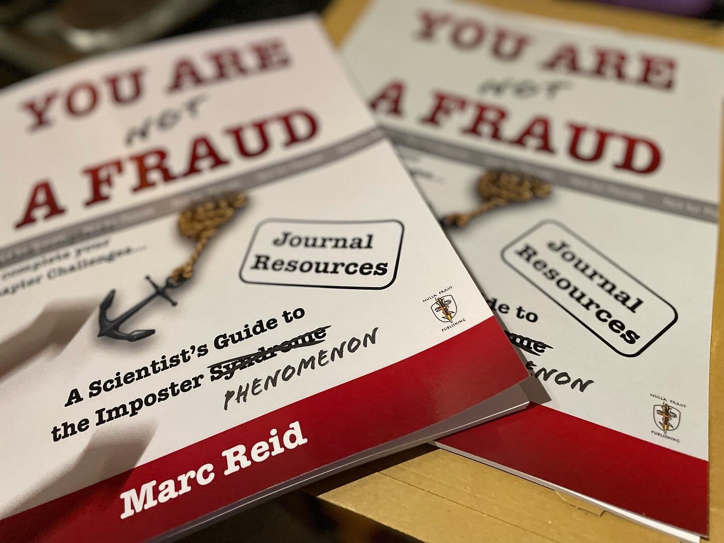 The #YouAreNotAFraud Journal Resource accompaniment is here!

The proofs look good, meaning the journal will be available for publication hot on the heals of the main book.

More details coming soon.

#ImposterSyndrome #ImposterPhenomenon #book
#book