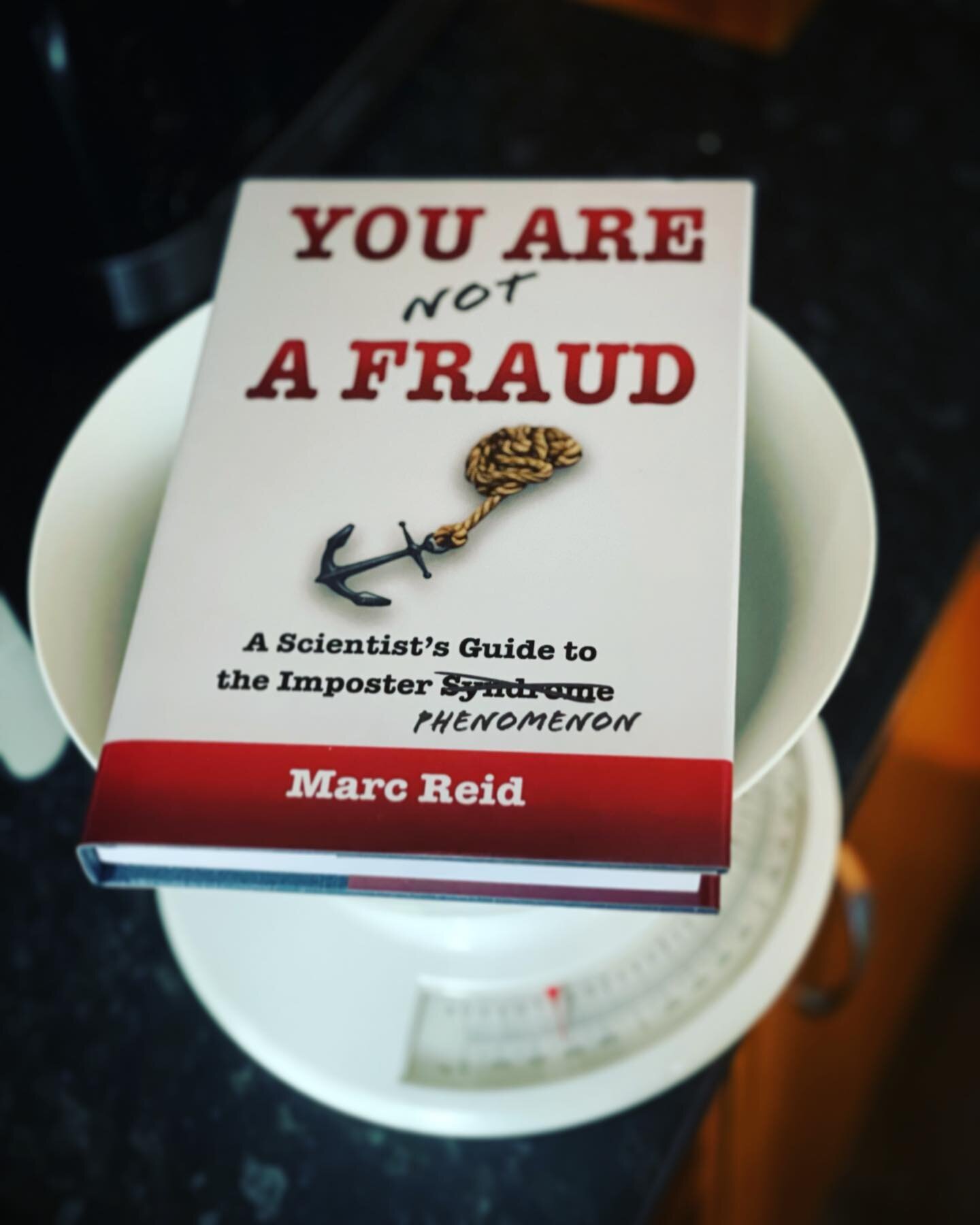 When you open the blank page to start writing a book, you never imagine that, one day, you&rsquo;ll be weighing the book on kitchen scales.

Having fun today, working out some logistics for a forthcoming Imposter Syndrome Masterclass, based on #YouAr