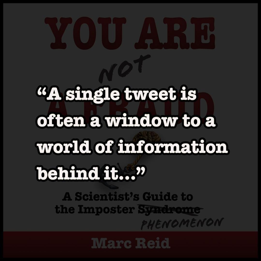 Check out &lsquo;You Are (Not) a Fraud: A Scientist&rsquo;s Guide to the Imposter Phenomenon&rsquo;
__
Find out more at the link in the bio and at:

https://linktr.ee/reid__indeed
__

#YouAreNotAFraud #bookstagramscotland #ImposterSyndrome #ImposterP