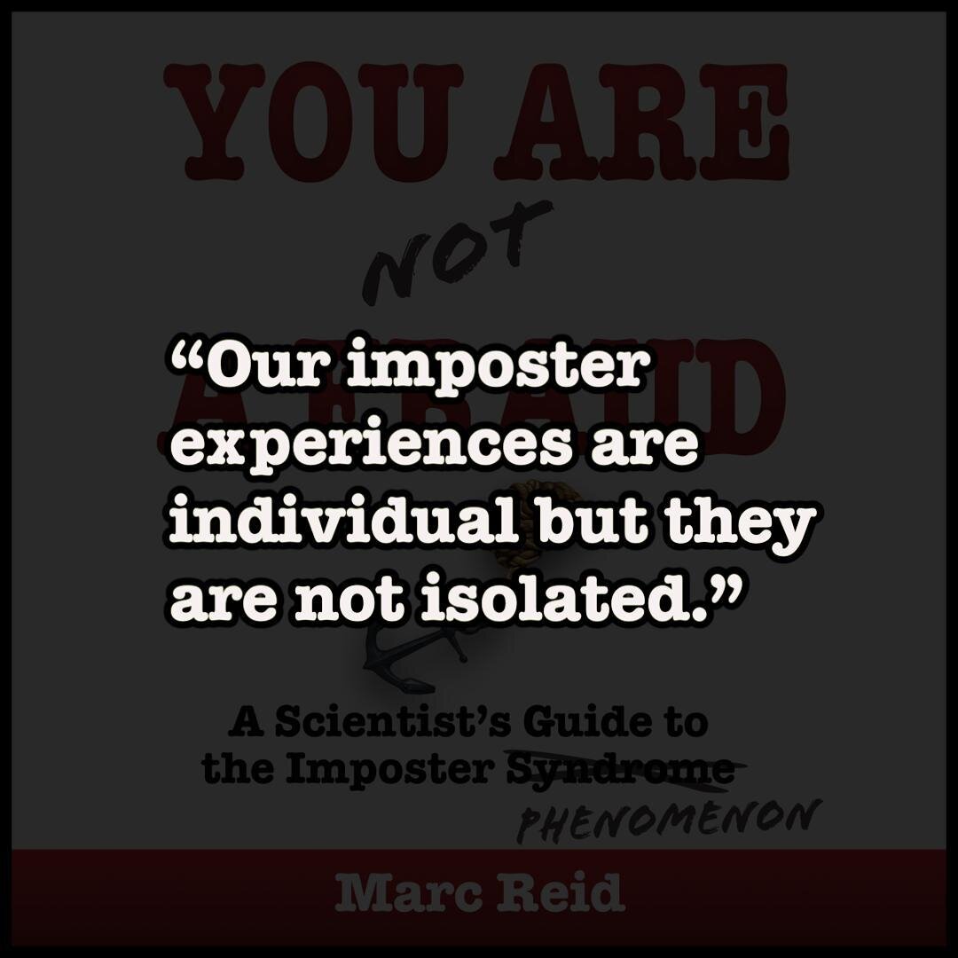 Check out &lsquo;You Are (Not) a Fraud: A Scientist&rsquo;s Guide to the Imposter Phenomenon&rsquo;
__
Find out more at the link in the bio and at:

https://linktr.ee/reid__indeed
__

#YouAreNotAFraud #bookstagramscotland #ImposterSyndrome #ImposterP