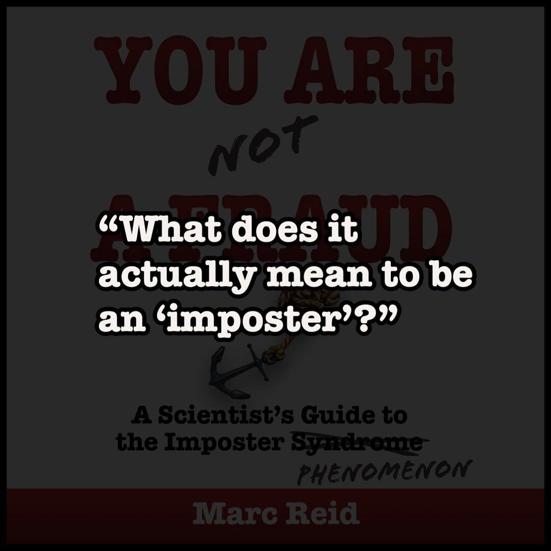 Check out &lsquo;You Are (Not) a Fraud: A Scientist&rsquo;s Guide to the Imposter Phenomenon&rsquo;
__
Find out more at the link in the bio and at:

https://linktr.ee/reid__indeed
__

#YouAreNotAFraud #bookstagramscotland #ImposterSyndrome #ImposterP
