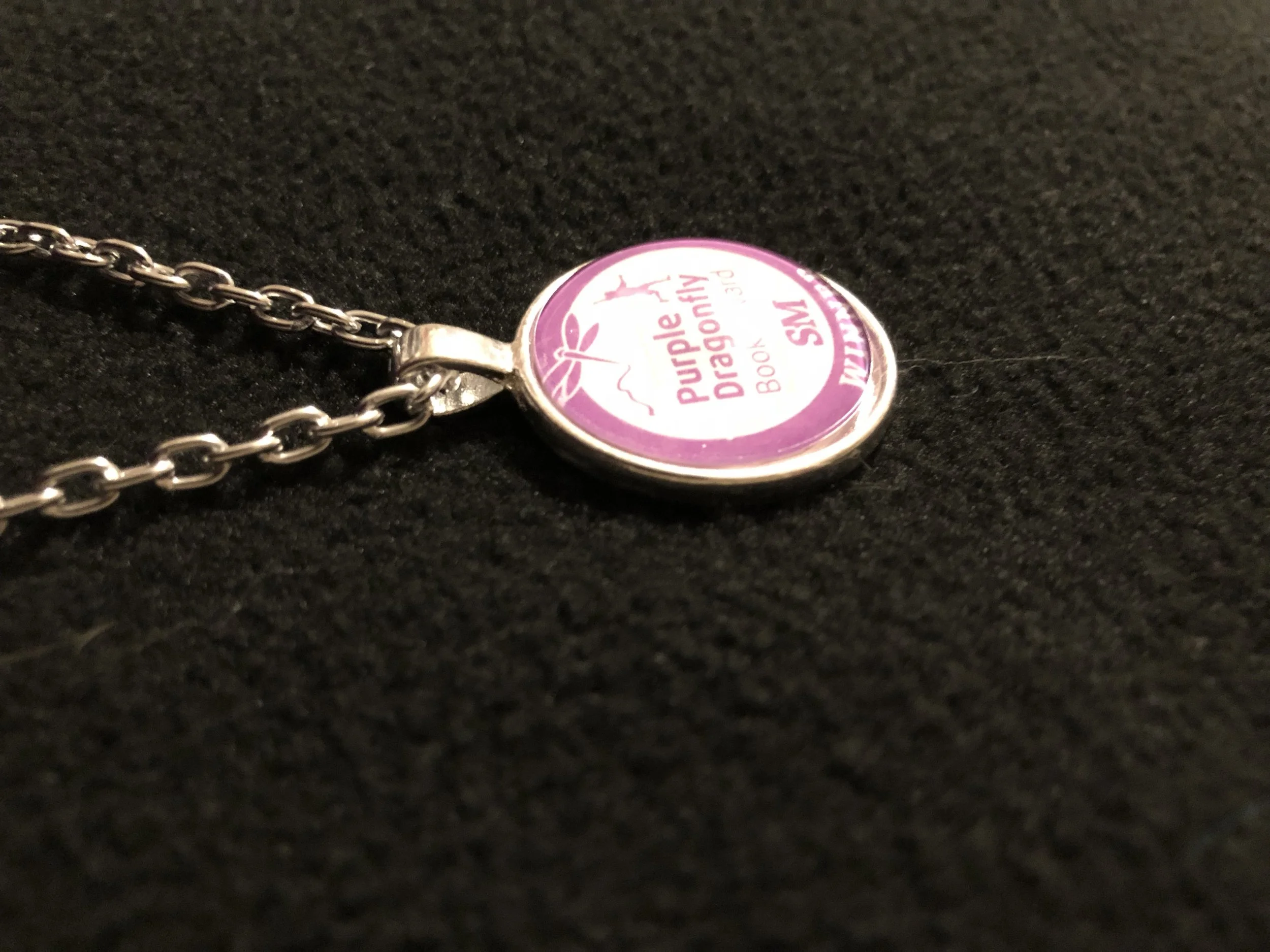 Side View - Bubble Pendant Necklace