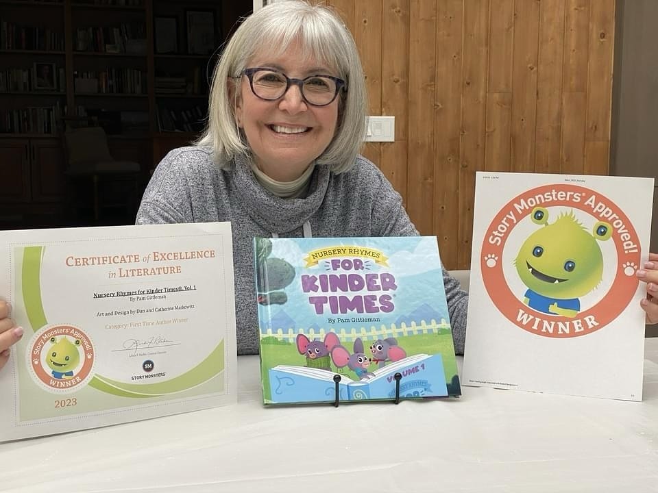 Congratulations to Pam Gittleman, whose book, &ldquo;Nursery Rhymes for Kinder Times&rdquo; earned the 2023 Story Monster Seal of Approval in the New Author category!