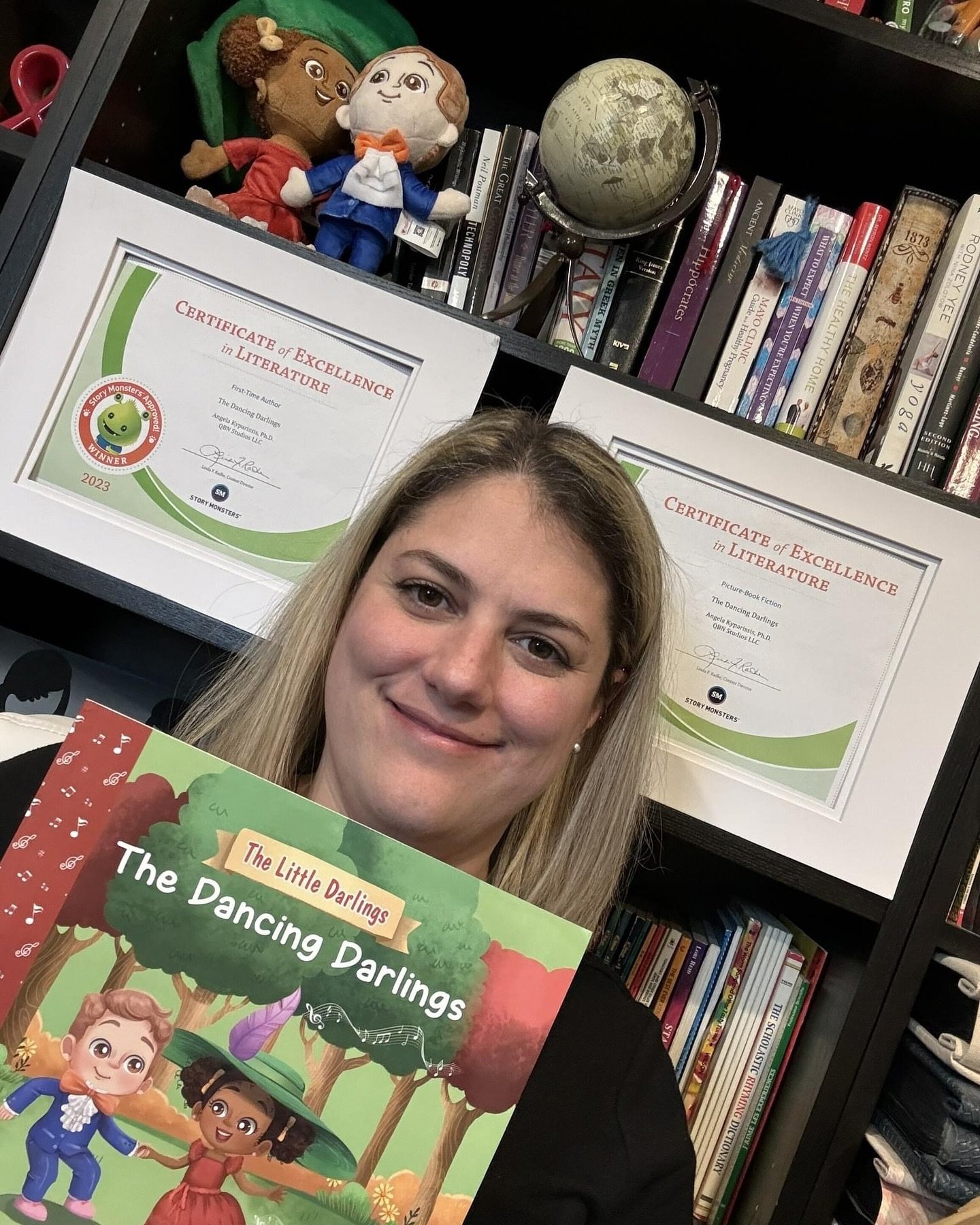 Congratulations to Angela Kyparissis, whose book, &ldquo;The Dancing Darlings&rdquo; earned the 2023 Story Monsters Seal of Approval in the Picture Books and New Author categories!

StoryMonstersBookAwards.com