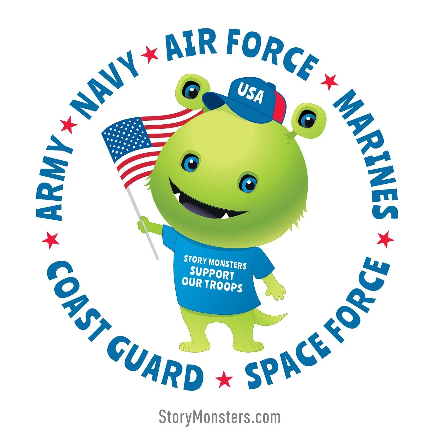 A Major General, a Publisher, and a Monster&mdash;Story Monster&mdash;Walk Into a Story&hellip; and Deliver Hope in a Box

Major General Alan B. Salisbury (Ret.), U.S. Army, is teaming up with Story Monsters&reg; and publisher Linda F. Radke to get m
