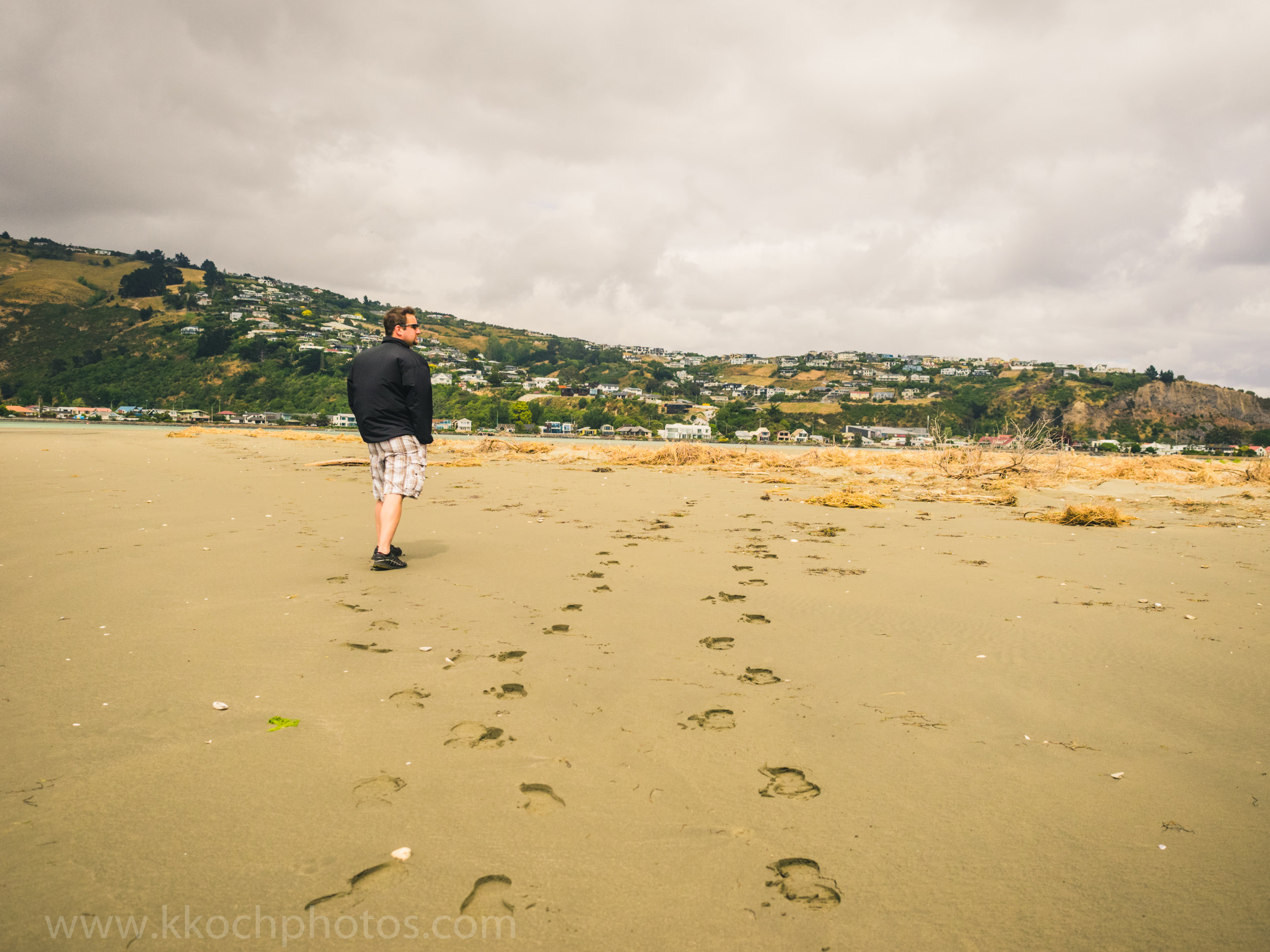 beach near airbnb (cold!)