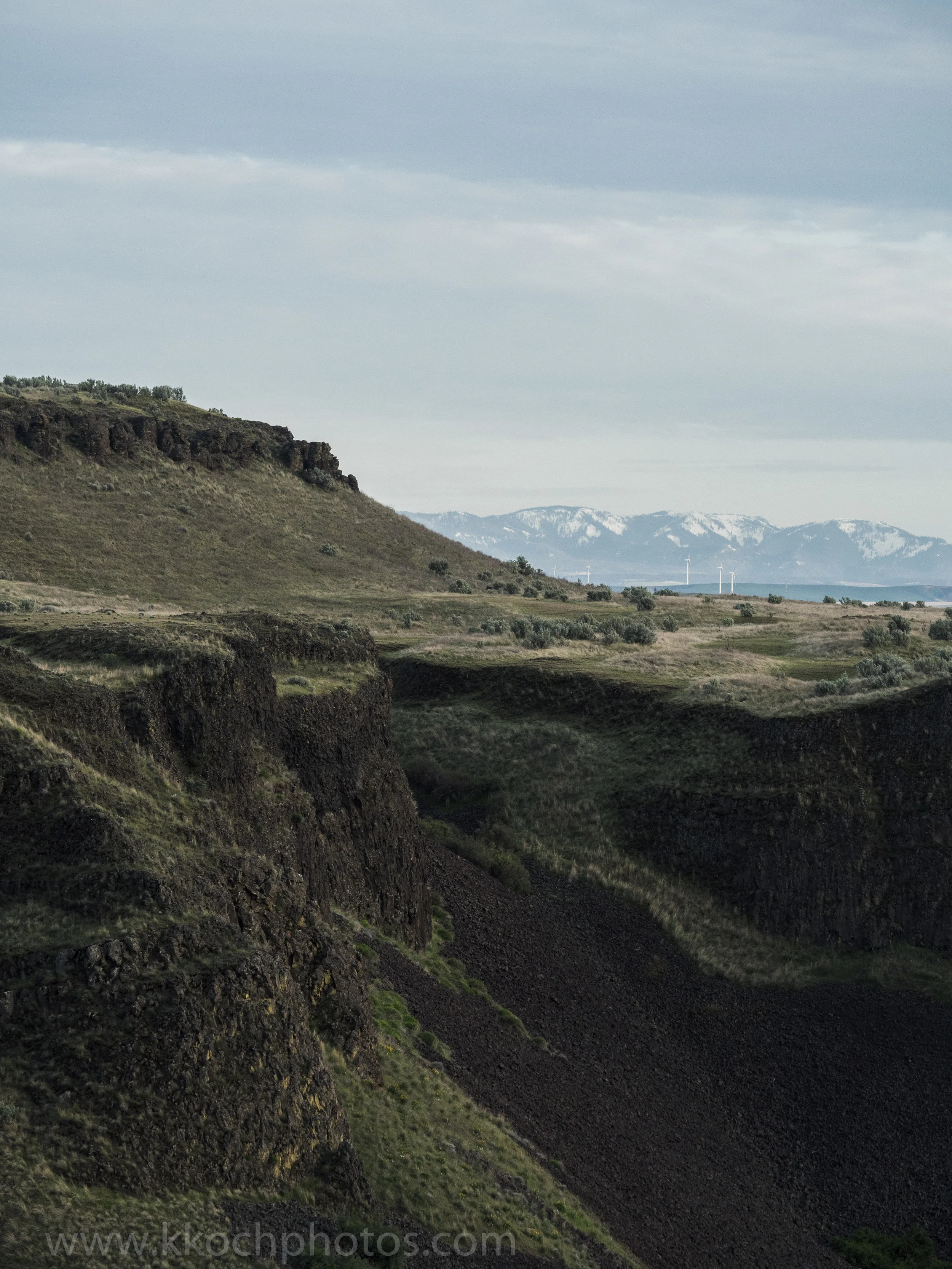 I think this is the Wallowas in the distance!