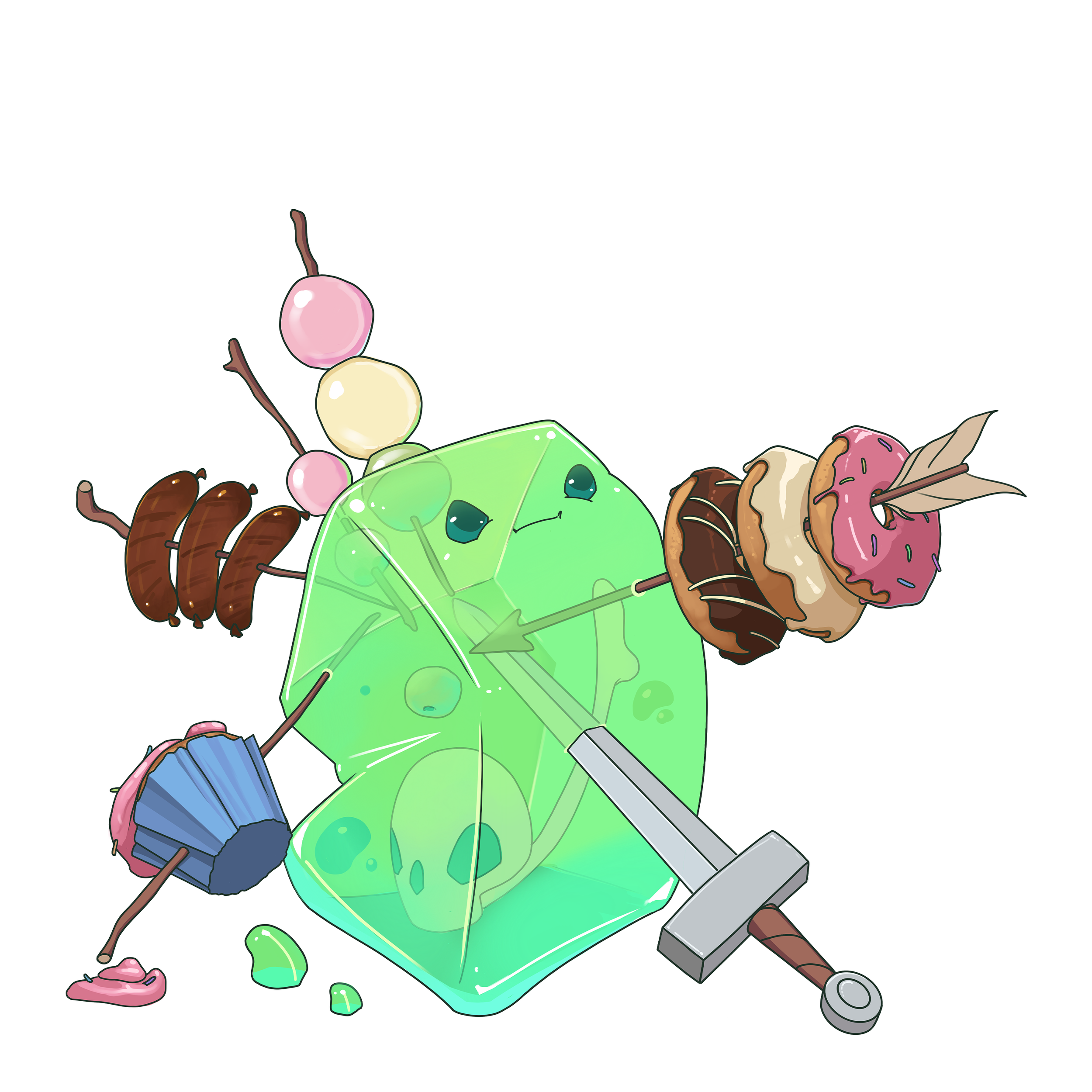 Him Bring Snacks Print