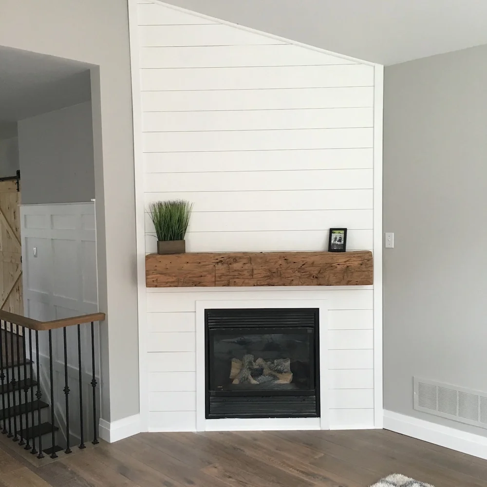 Reclaimed Wood Fireplace Mantels