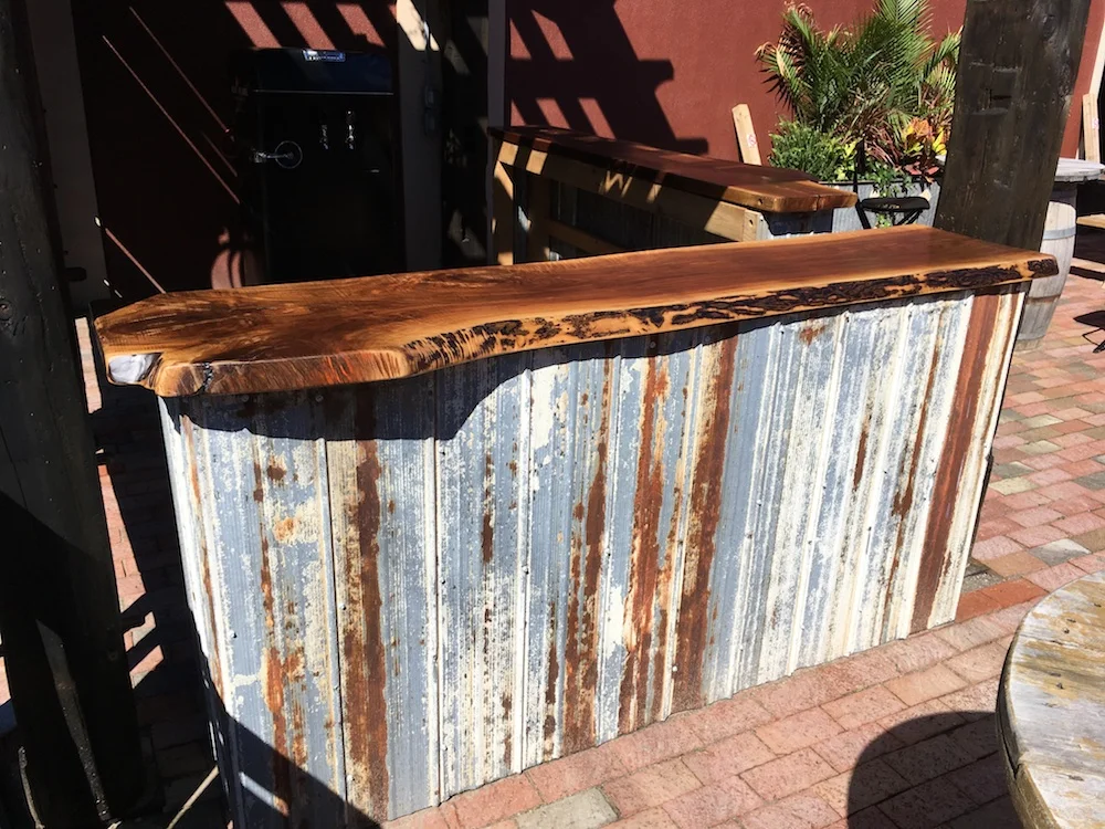 Old Flame Bar - Reclaimed Wood Furniture