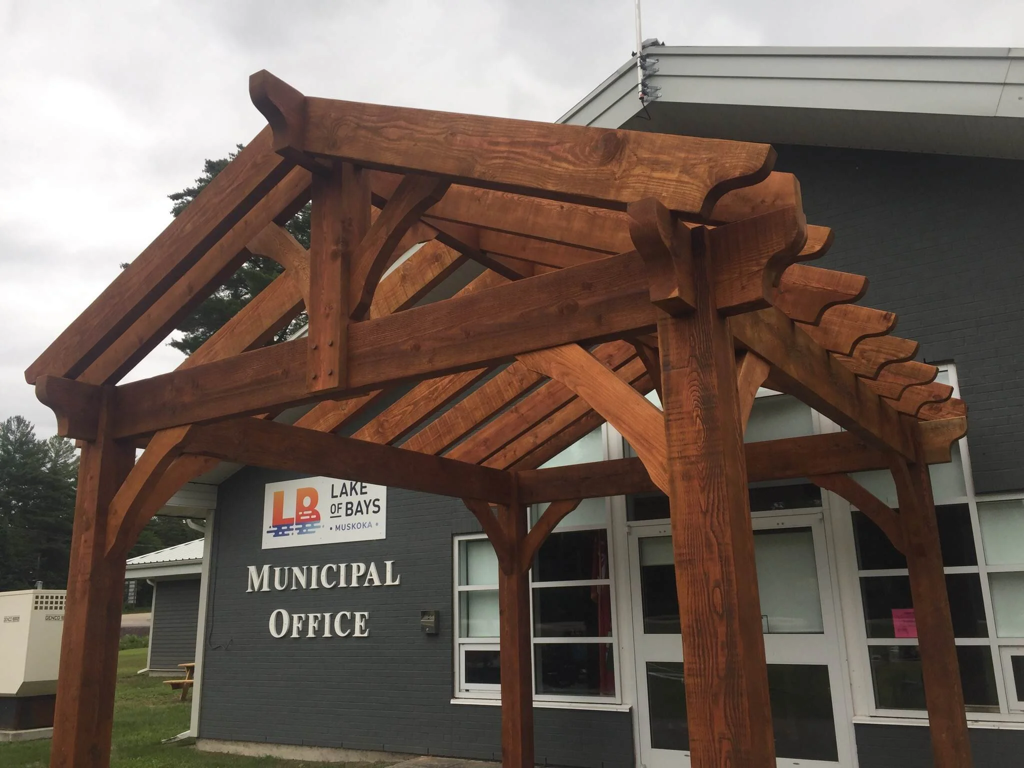  Muskoka Ontario Post and Beam Pavilions CHR 