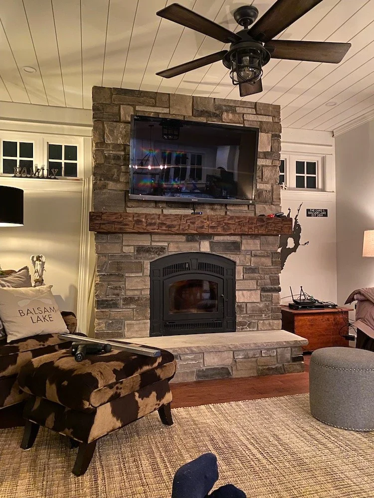 Custom Barn Beam Fireplace Mantels Ontario CHR