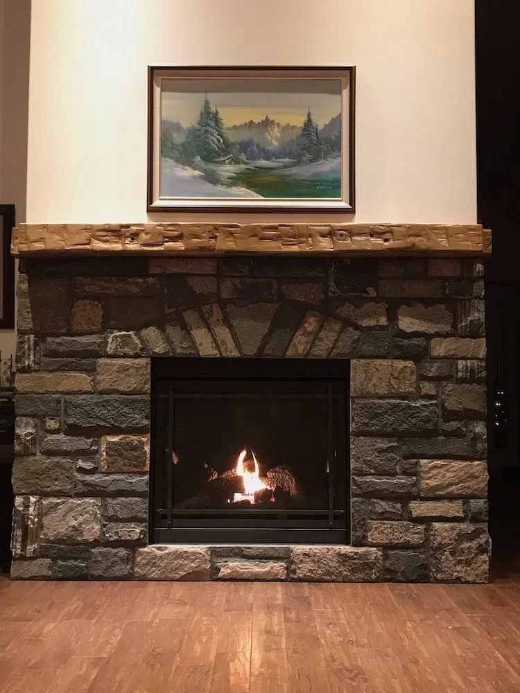 Rustic Fine Sanded Reclaimed Fireplace Mantels CHR