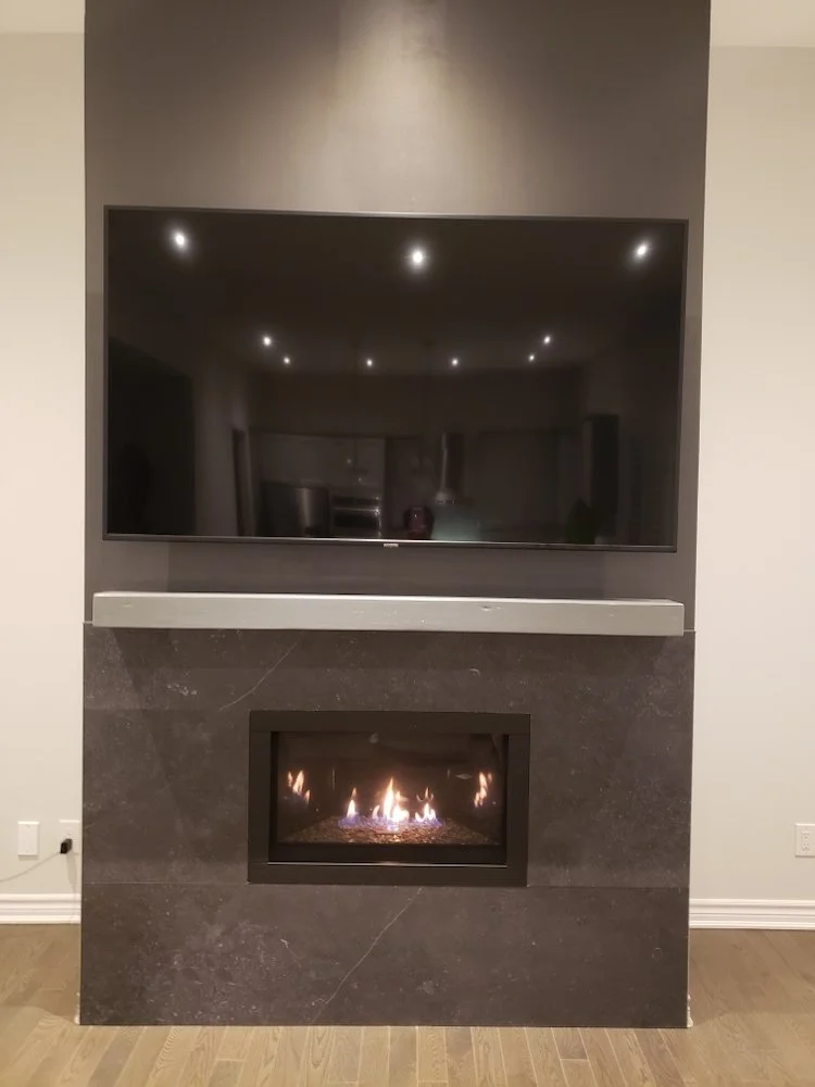 Smooth Grey Reclaimed Mantels CHR