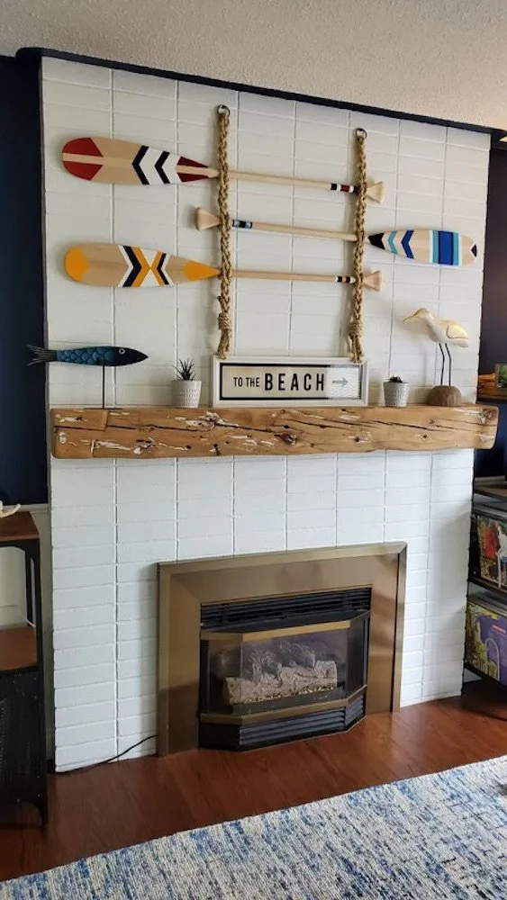 Twisted Reclaimed Fireplace Mantels CHR