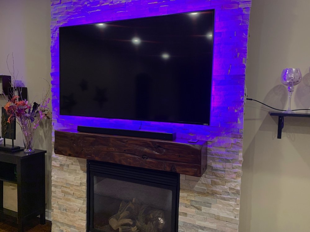 Dark Chunky Reclaimed Mantels CHR