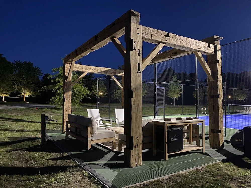  Custom Barn Beam Timber Frame Pergolas CHR 