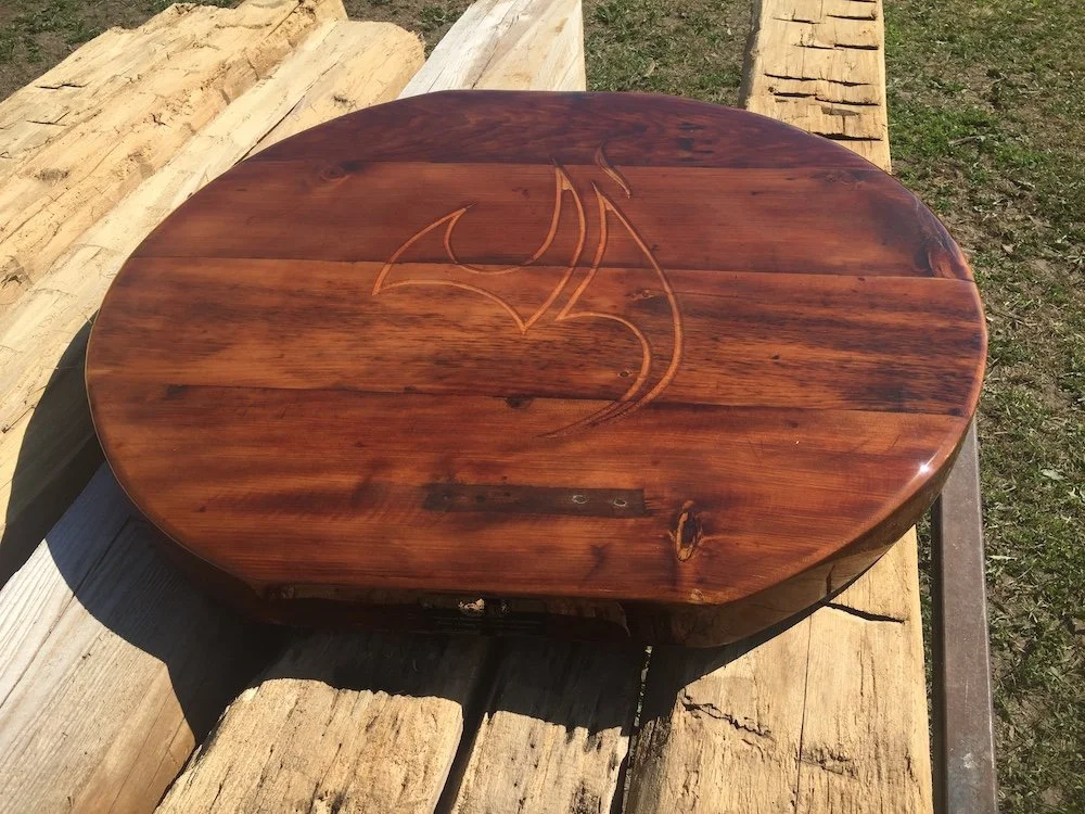Refinished Barnboard Brewery Table Tops CHR