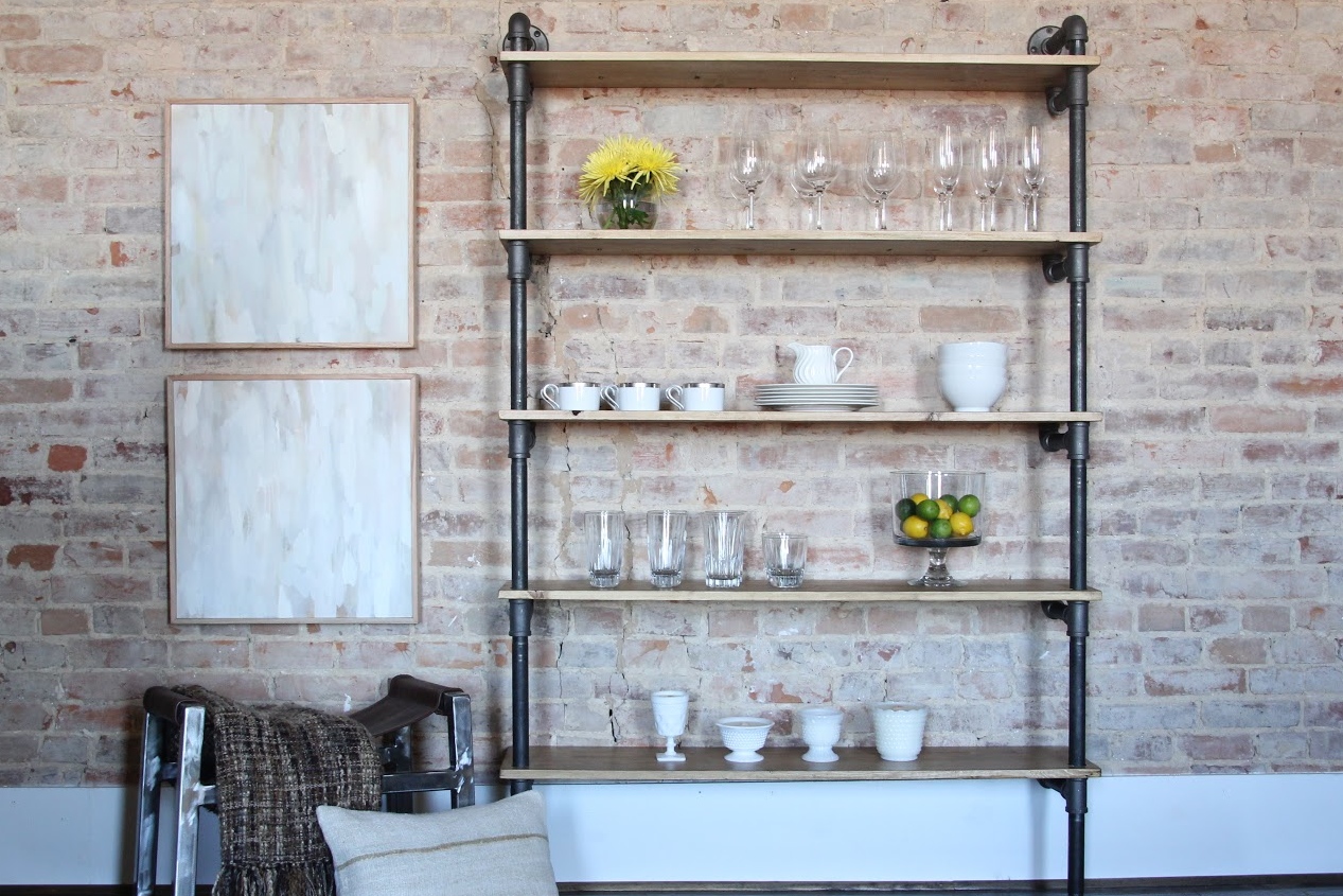 Paige Interior Design Kitchen Shelves
