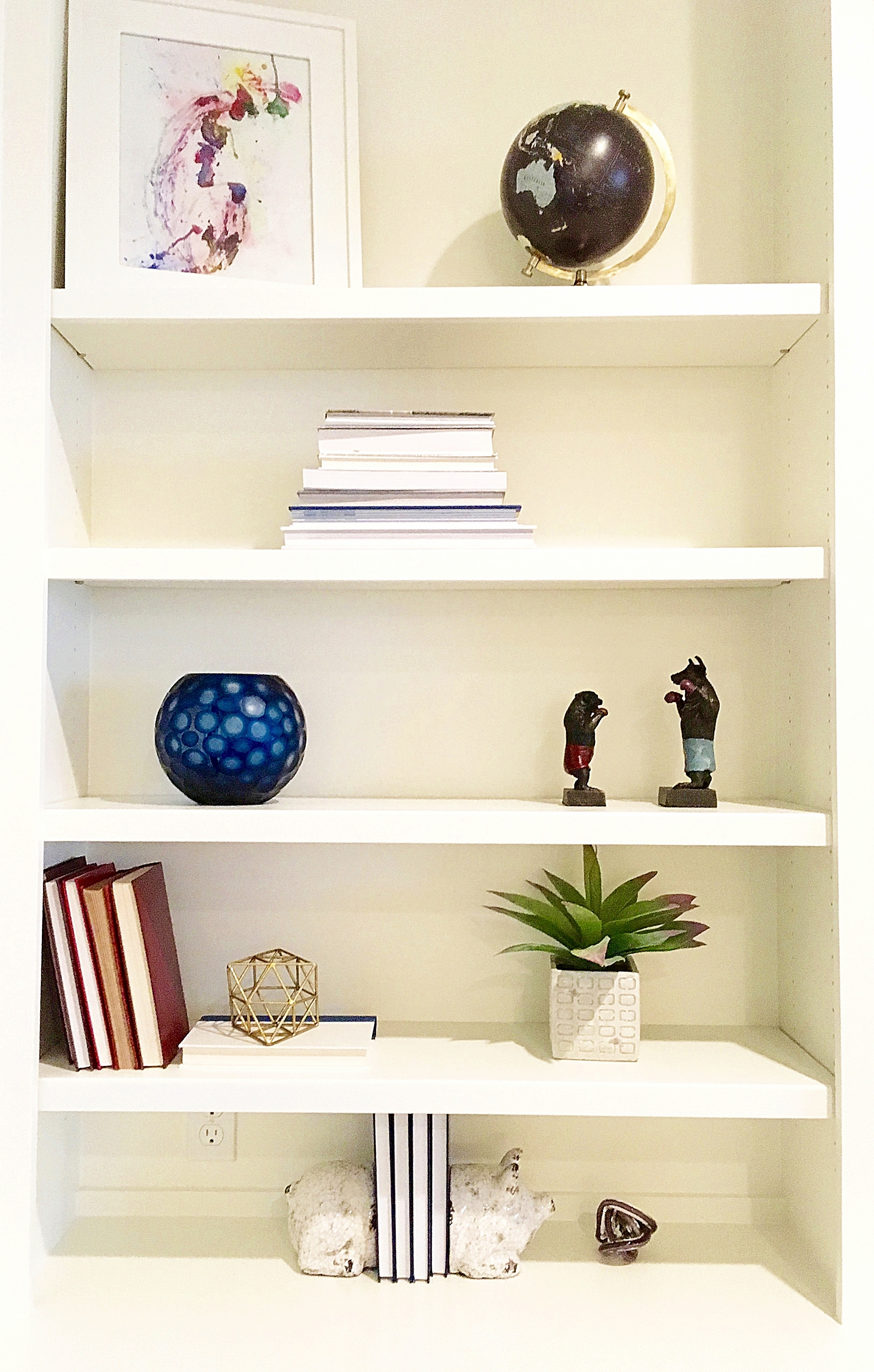 Paige Interior Design Bookshelves