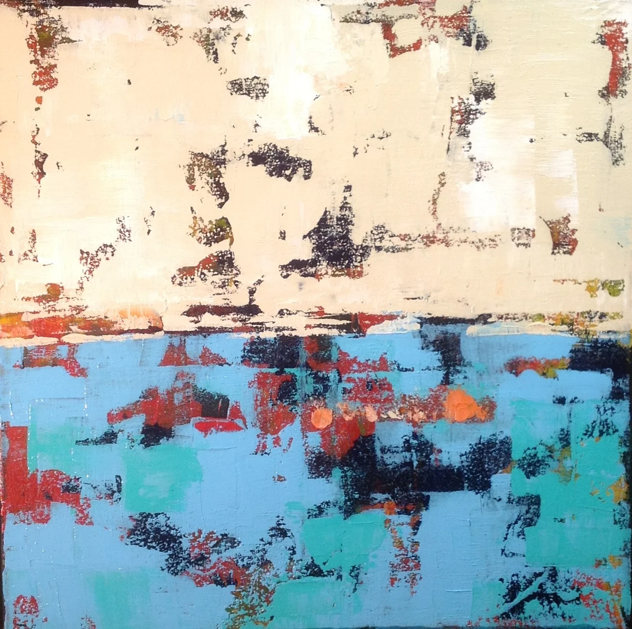 Beige over Blue (2013)