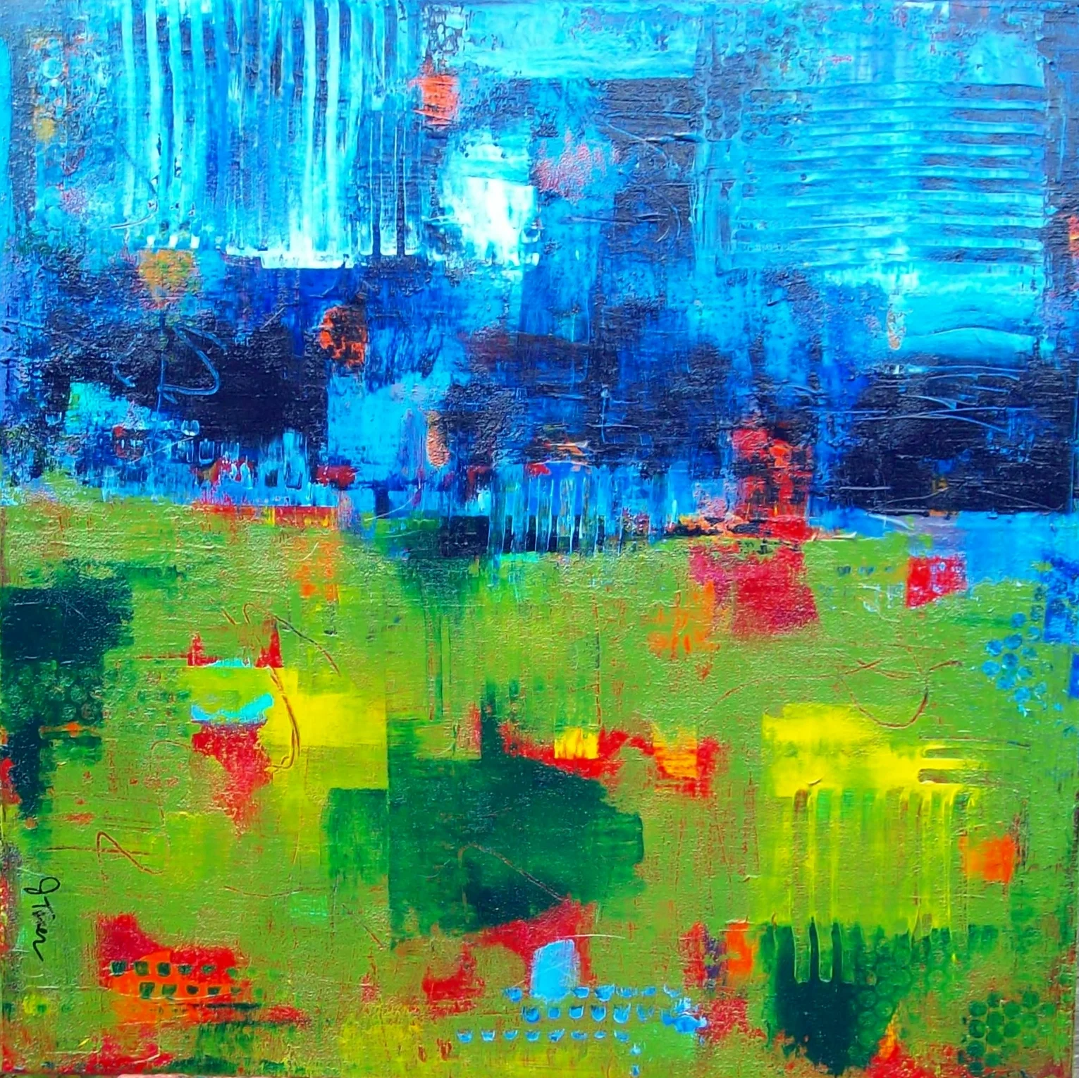 Blue over Green (2013)