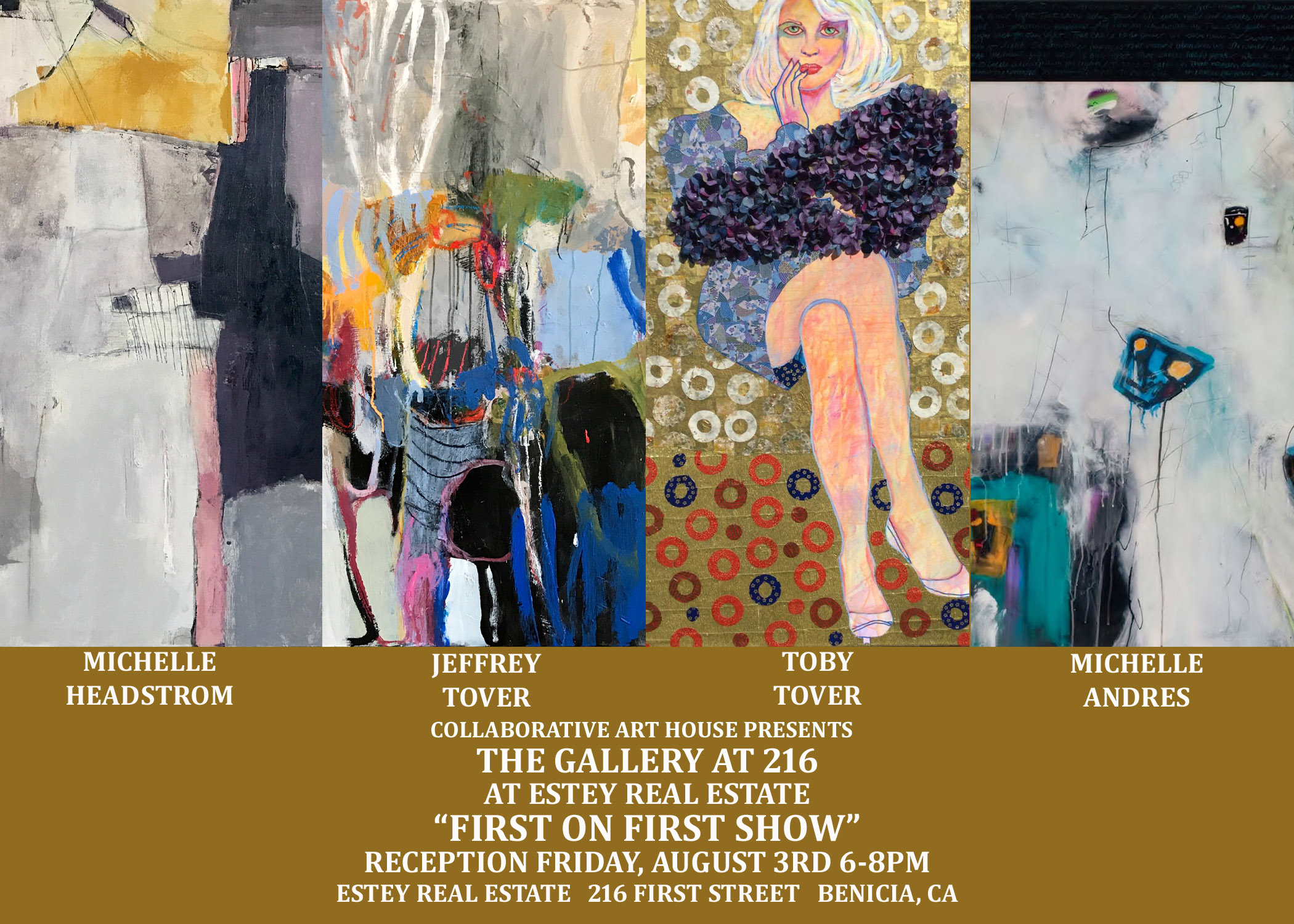 "FIRST ON FIRST" GROUP SHOW RUNS THROUGH AUGUST 17TH