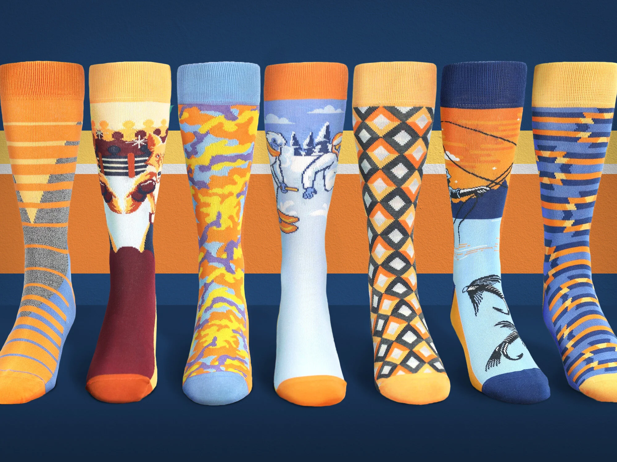LineUpOrangeAndBlueSocks.jpg