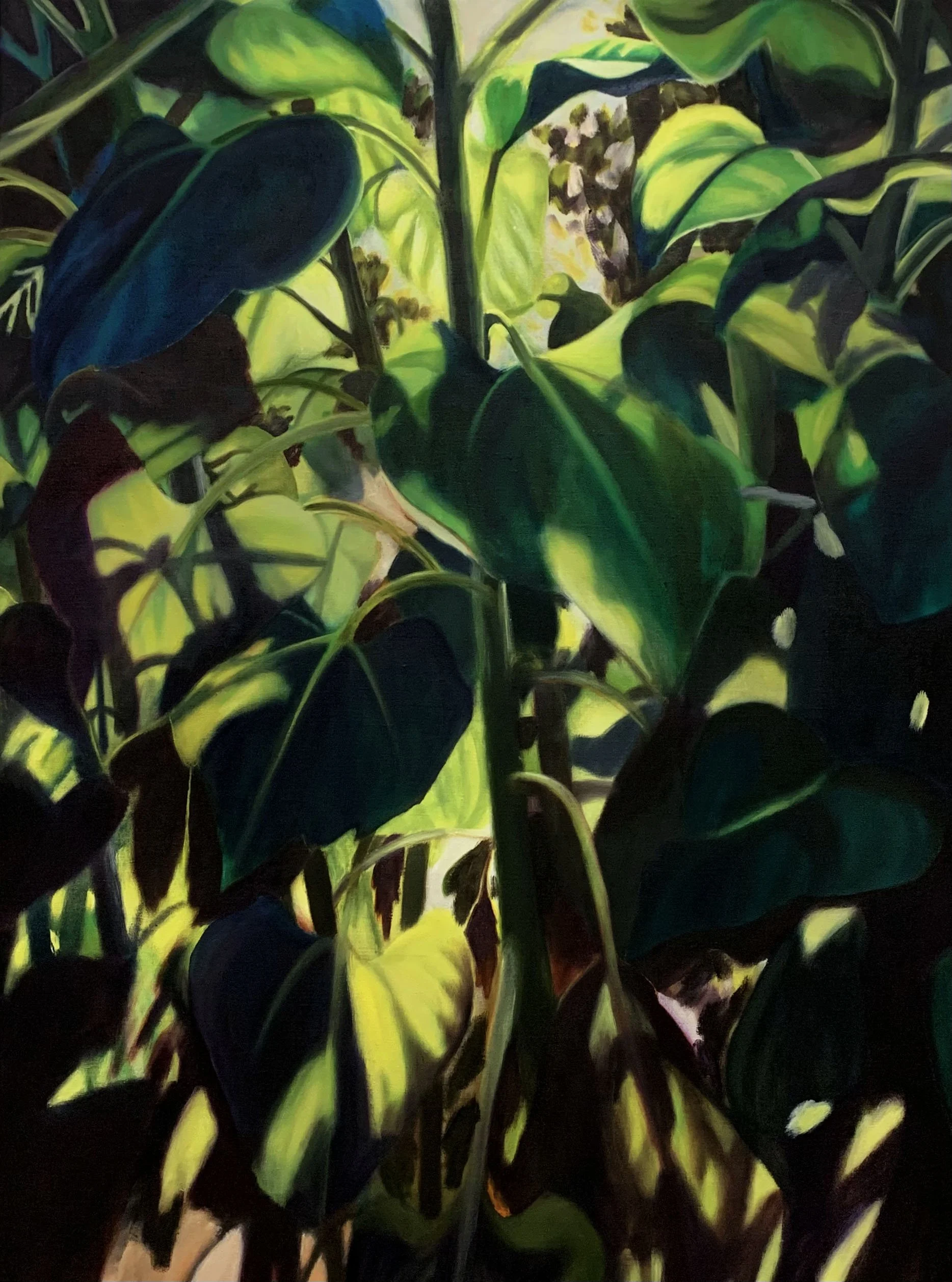   Where There is Love . 2022. Oil on linen. 50 x 38 inches (127 x 96.5 cm) 