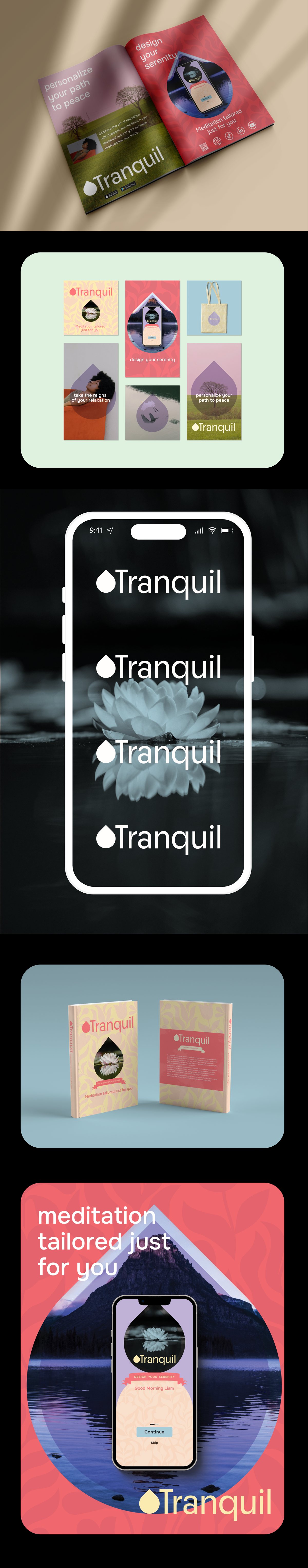 Tranquil Meditation — Marketing Design