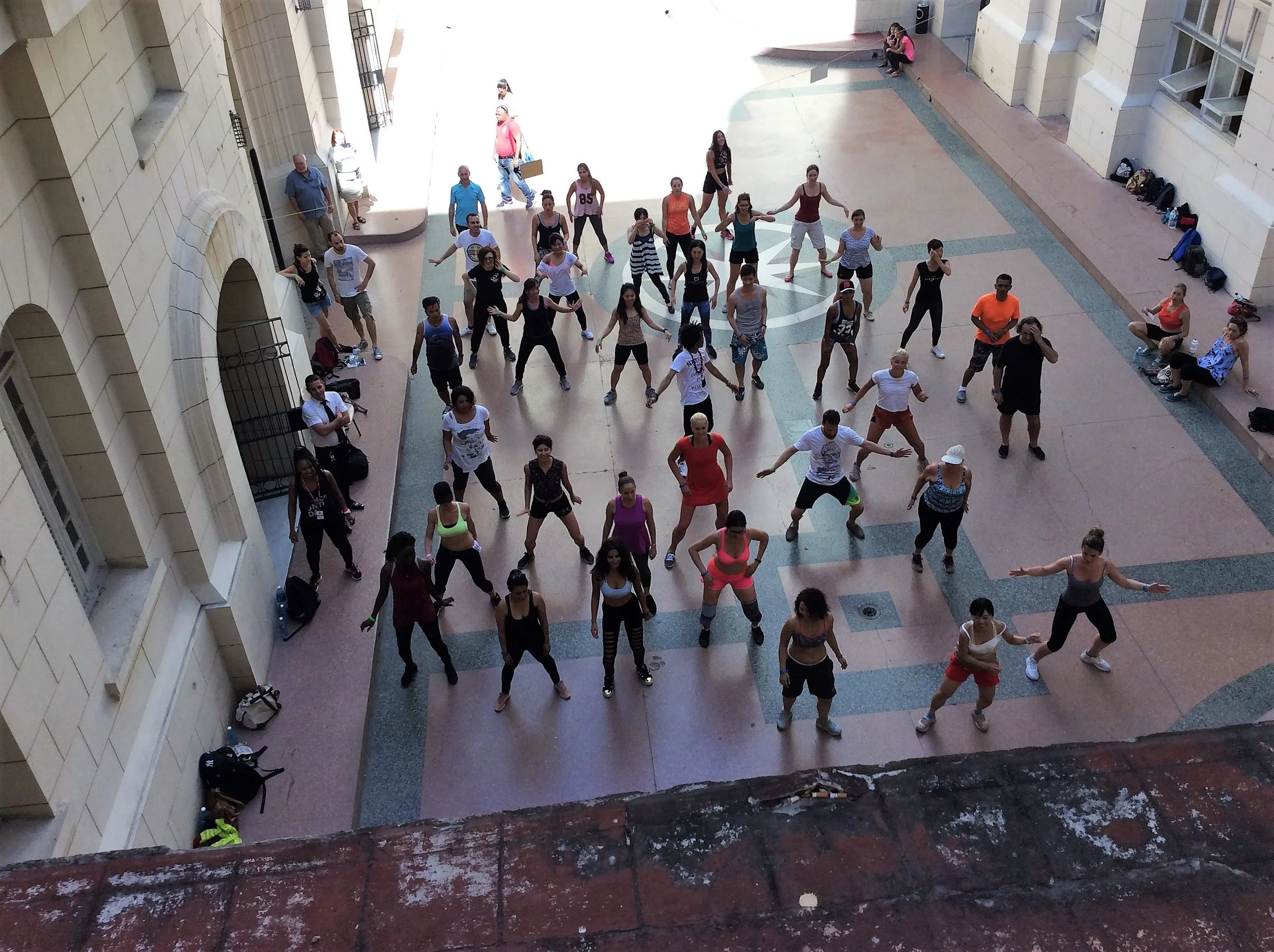 5-17 Exercise Class at the Museum of the Revolution.JPG