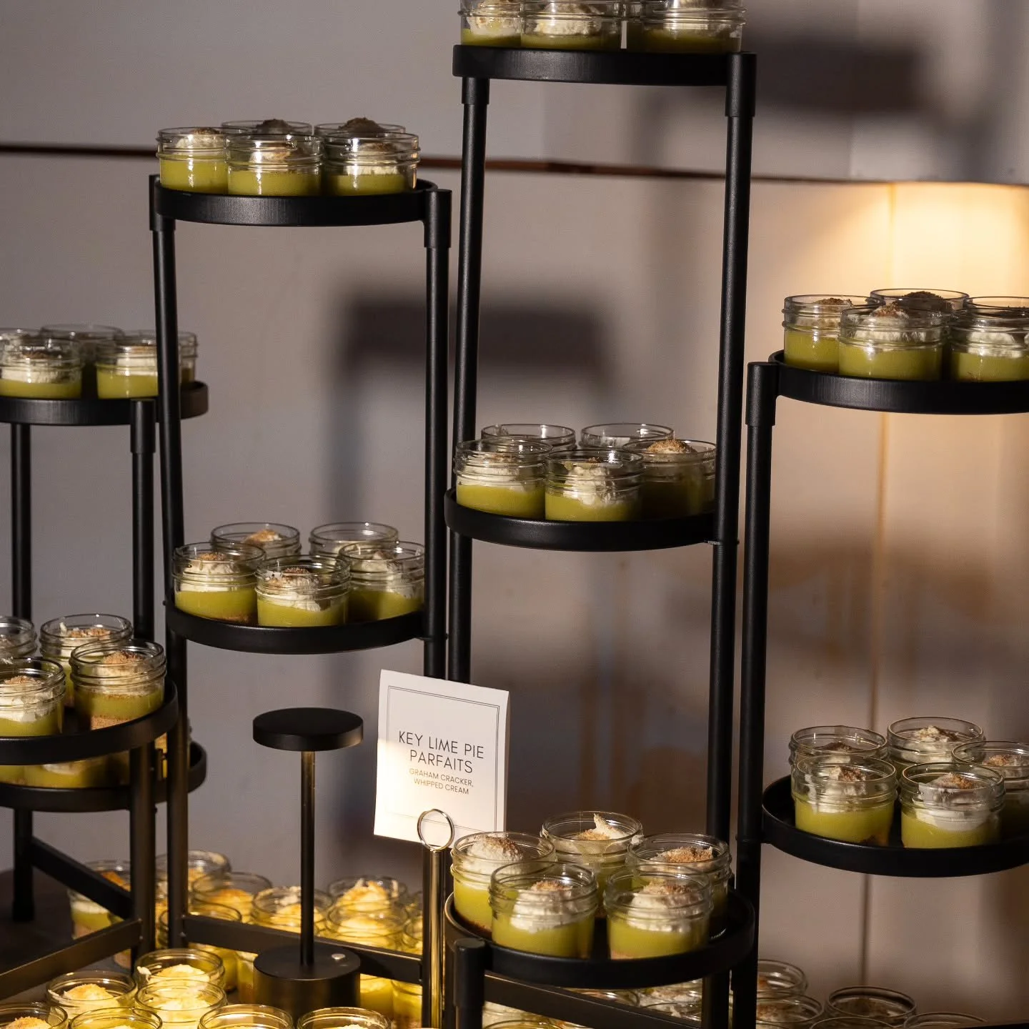 We believe the display of food is almost as impactful as the food itself. It should be inviting, a beacon or a call to action to bring guests over to see what's being offered. It should be abundant, but not cluttered. Cold food should be served cold,