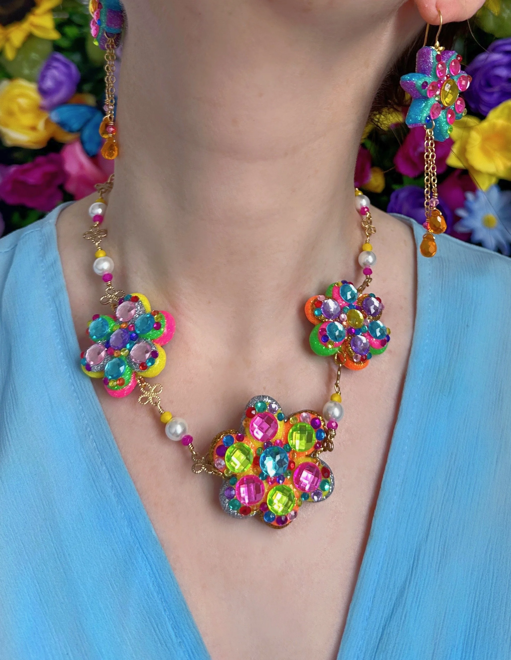 The Fiora Flowers Necklace✨