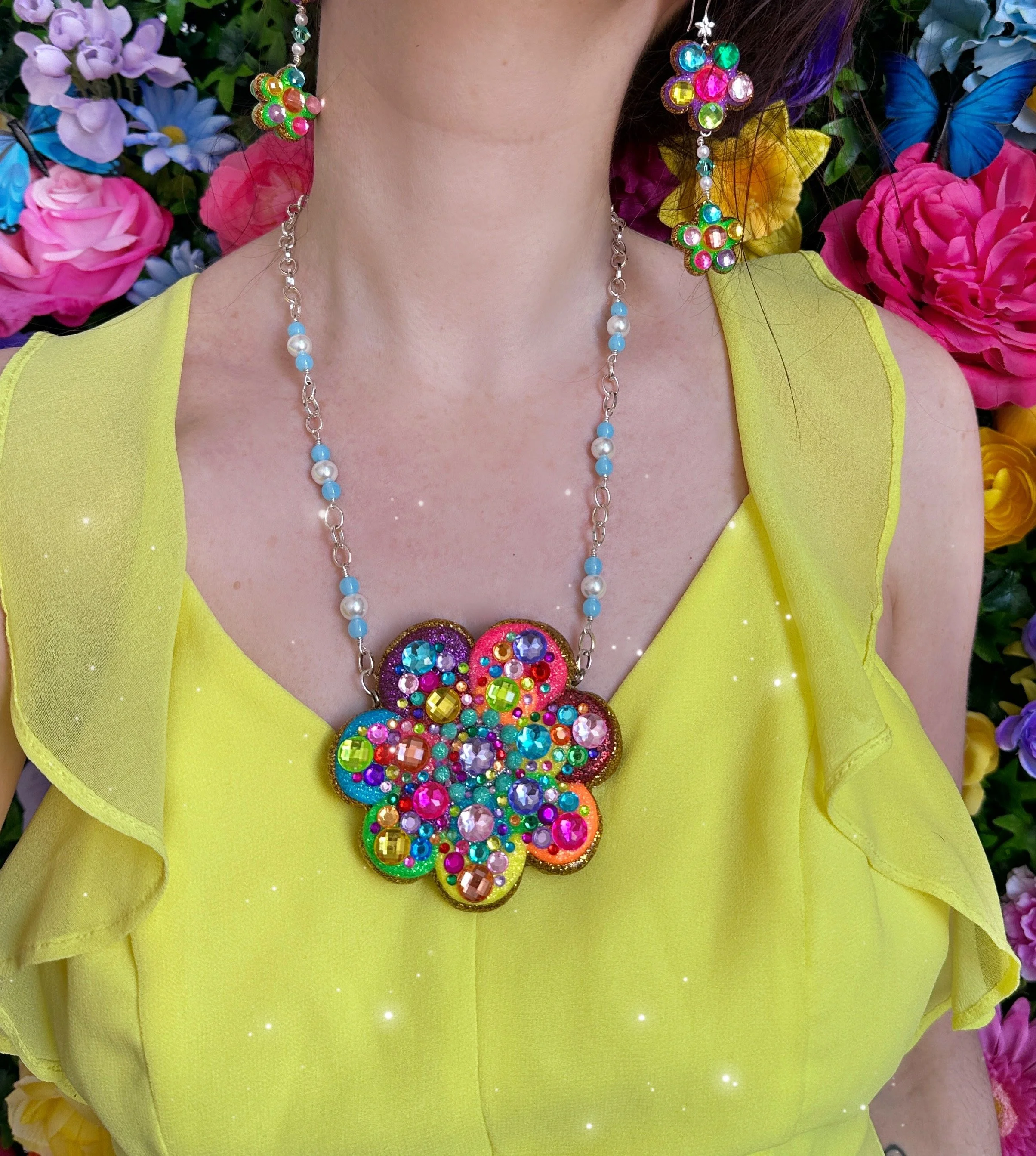 The Rachel Flower Necklace✨