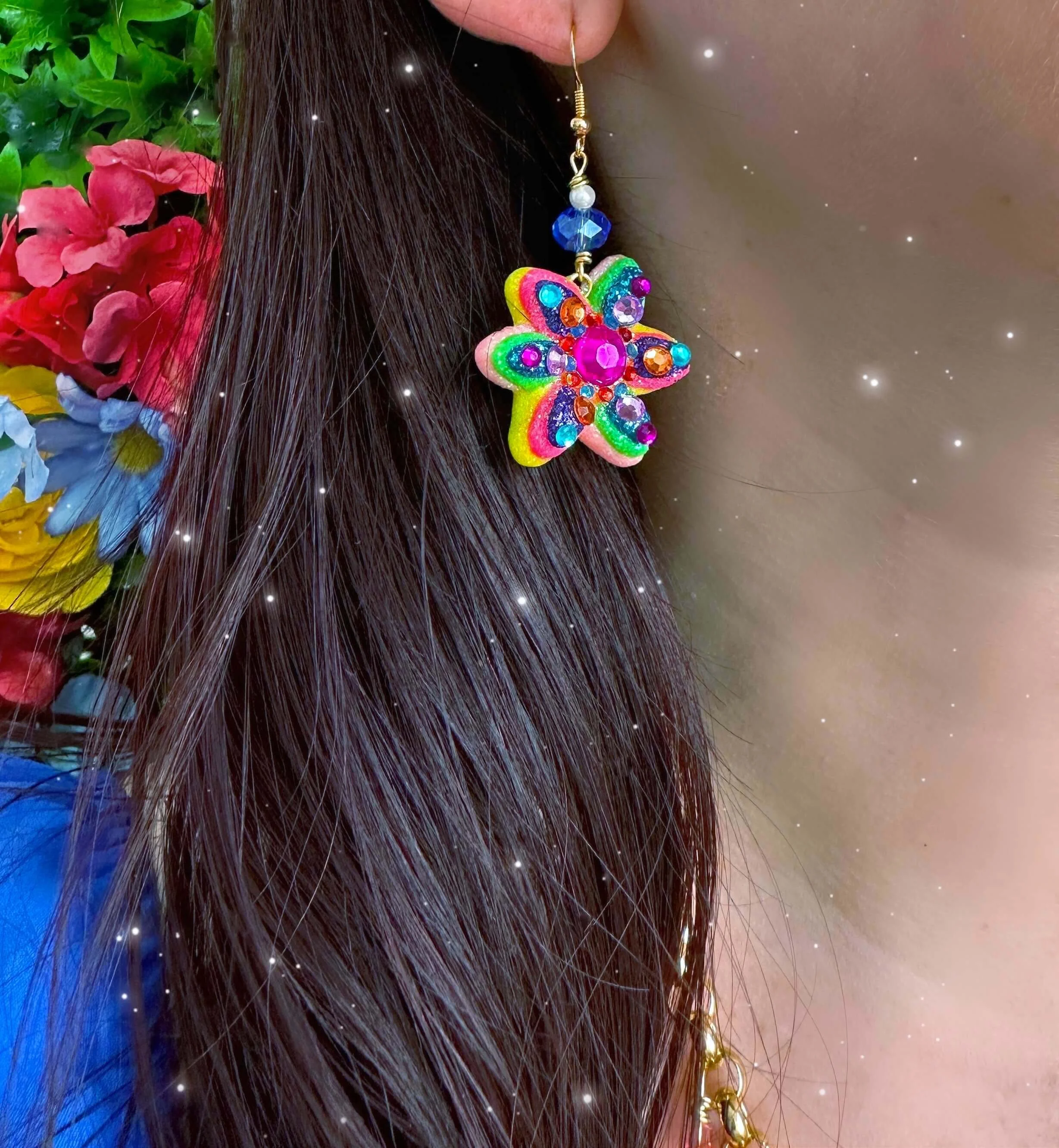 The Poppy Flowers Earrings✨