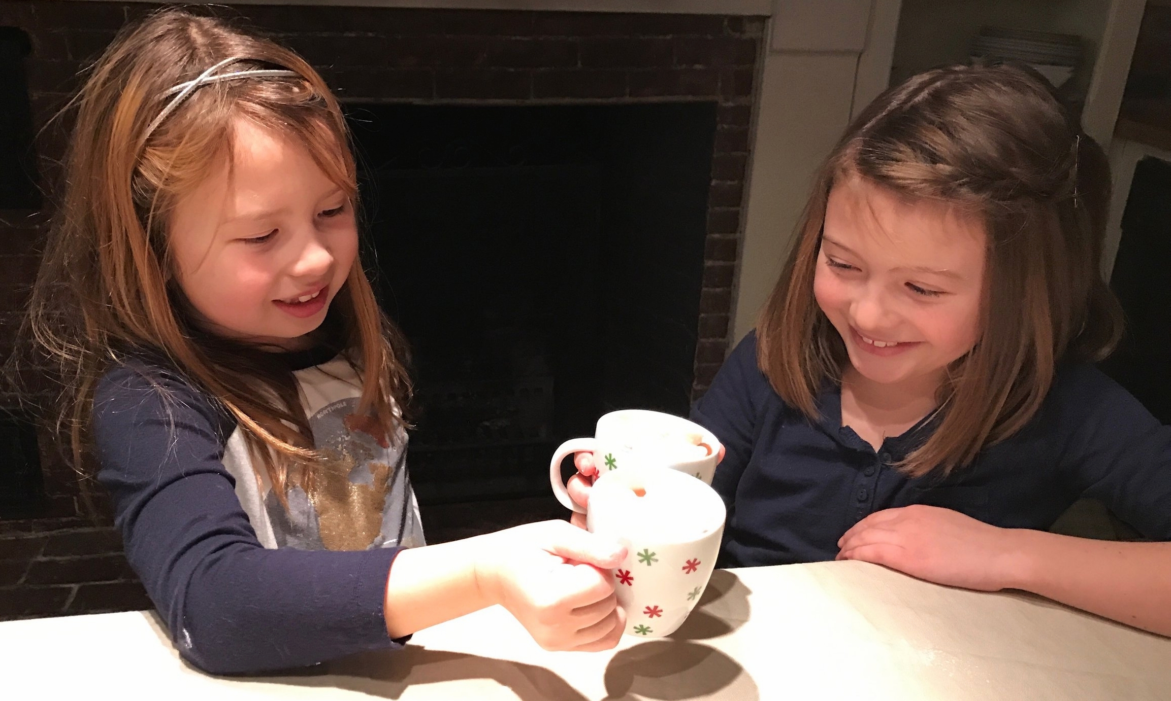Hot cocoa with friends after a fun day outside? Yes, please!
