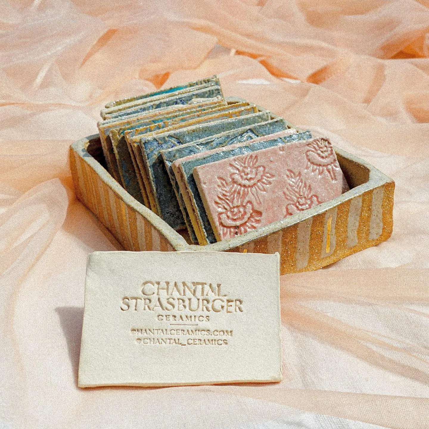 Ask me about my ceramic business cards 😂

But seriously folks, come grab one today ~while supplies last~! I&rsquo;ll be at @thefront.market 11AM-5PM today and tomorrow at @fairmarketatx ✨!! Woohoo!! Let&rsquo;s goooooo
