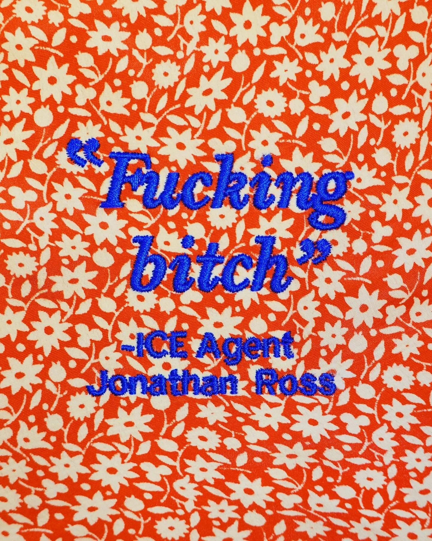 Hi! I just got back to my studio so sorry for being a bit late to this&mdash;but I needed to channel my anger somehow.  How are YOU channeling your anger right now??? Taking suggestions. 

I don&rsquo;t know how our take away from the ICE shooting of