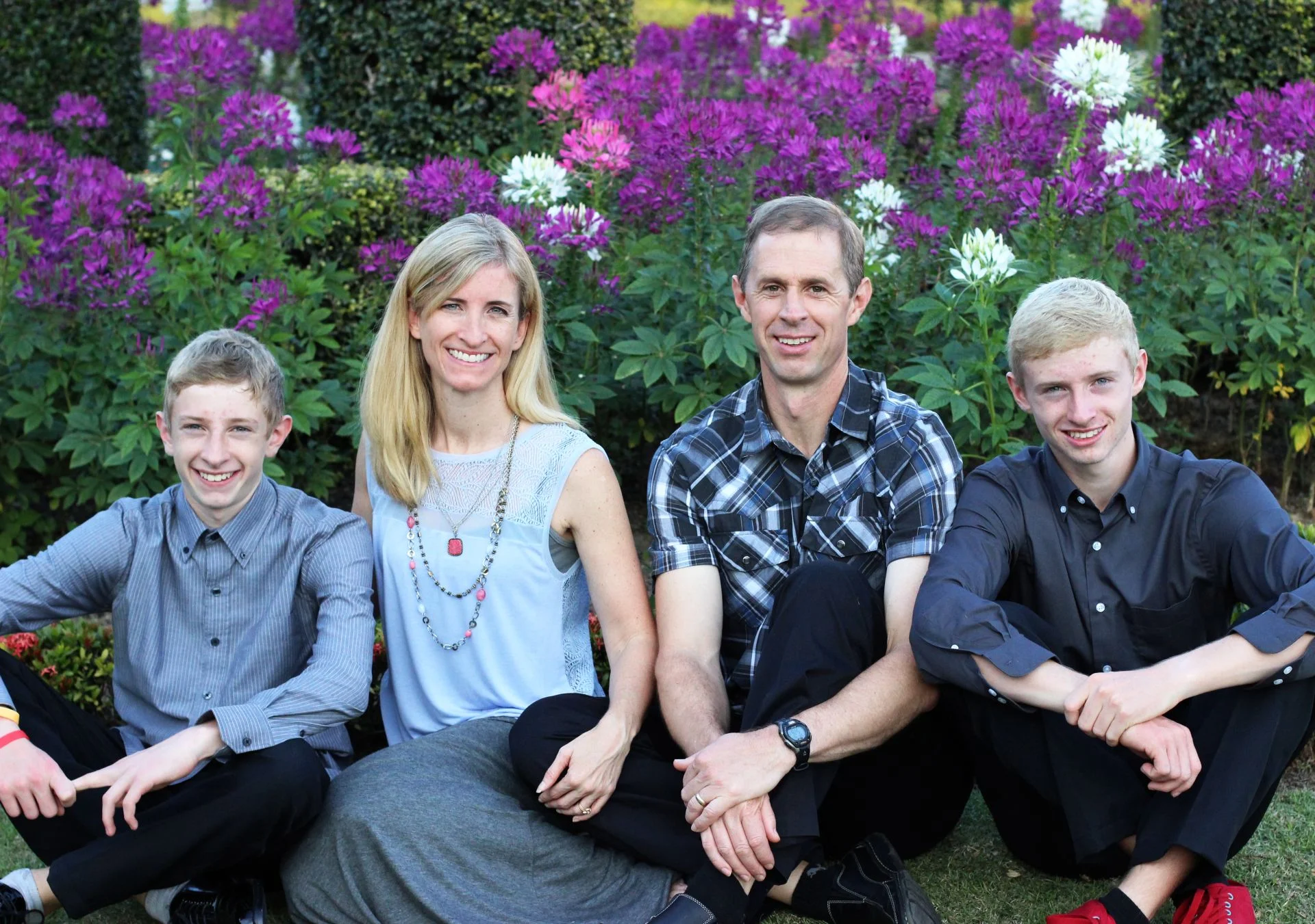 Ryan, Rebecca, Tyler and caleb - April 2015