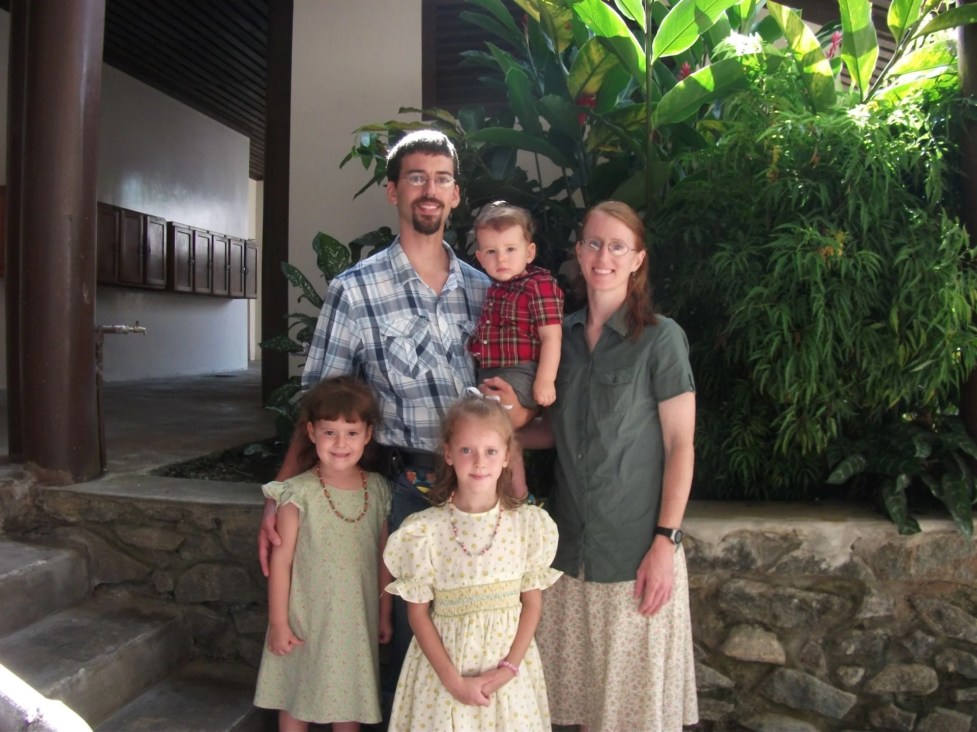 Sam and linda with family - February 2012