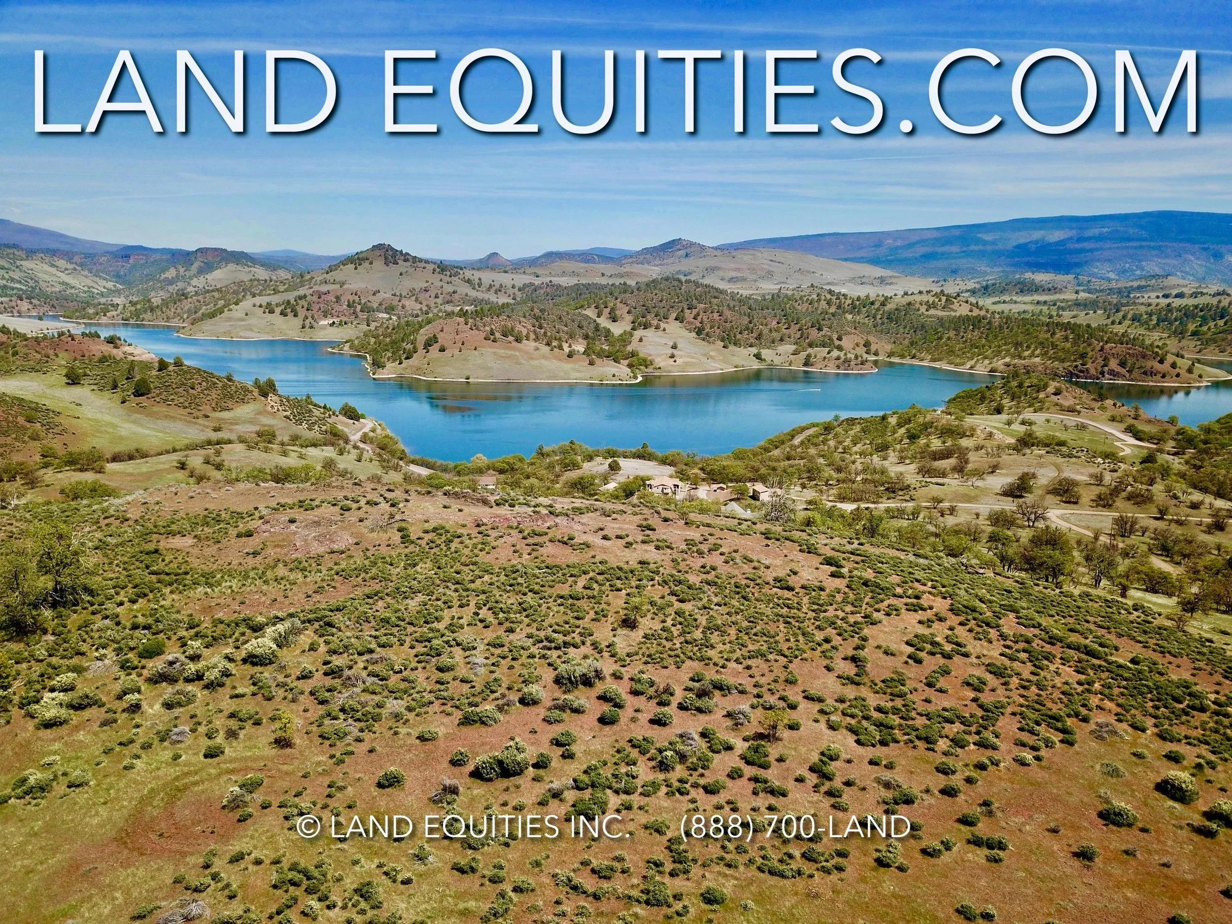 LAND EQUITIES — BREATHTAKING 360° VIEWS! 2.7 ACRE HILLTOP OVERLOOKING