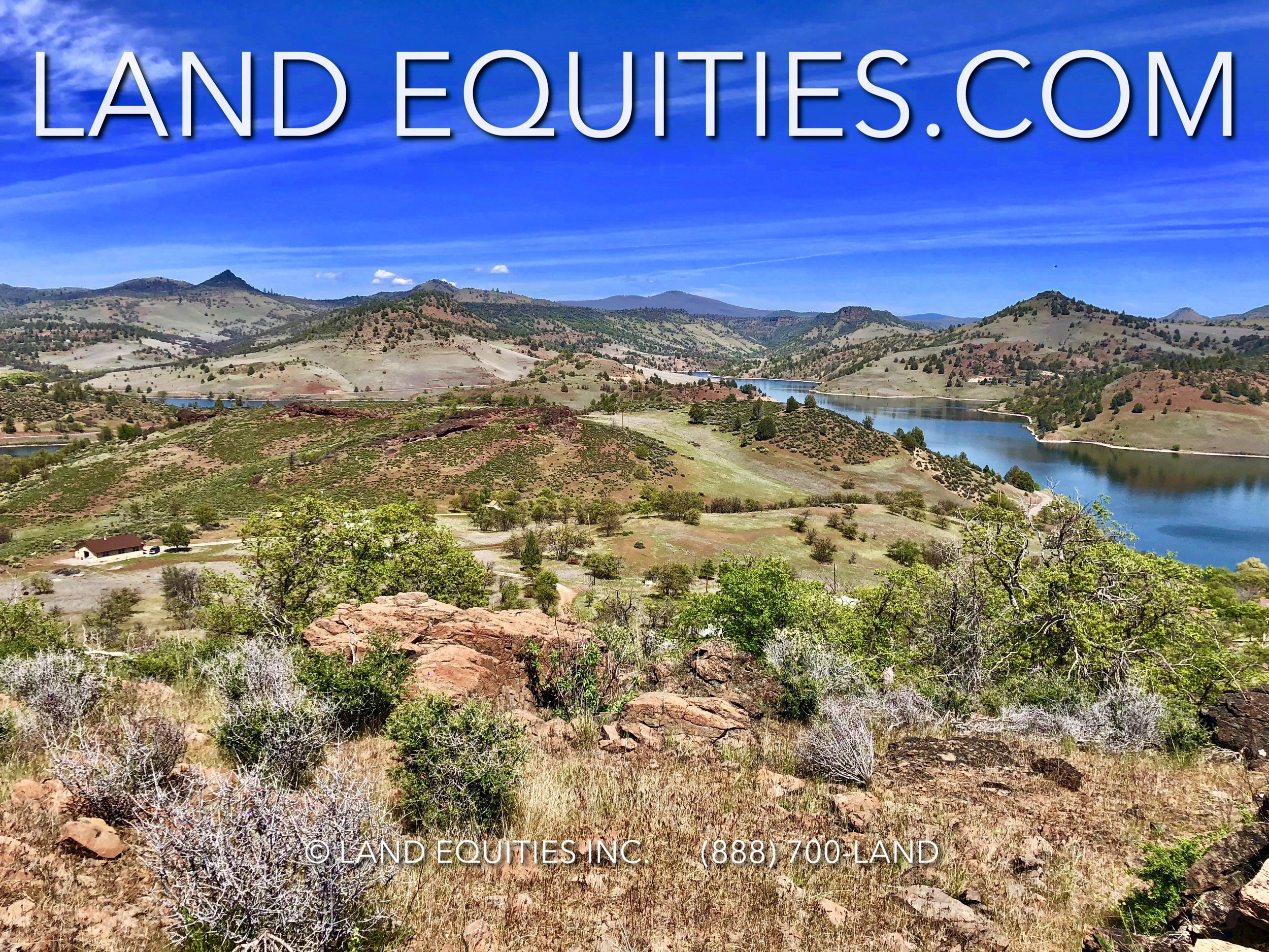 LAND EQUITIES — BREATHTAKING 360° VIEWS! 2.7 ACRE HILLTOP OVERLOOKING